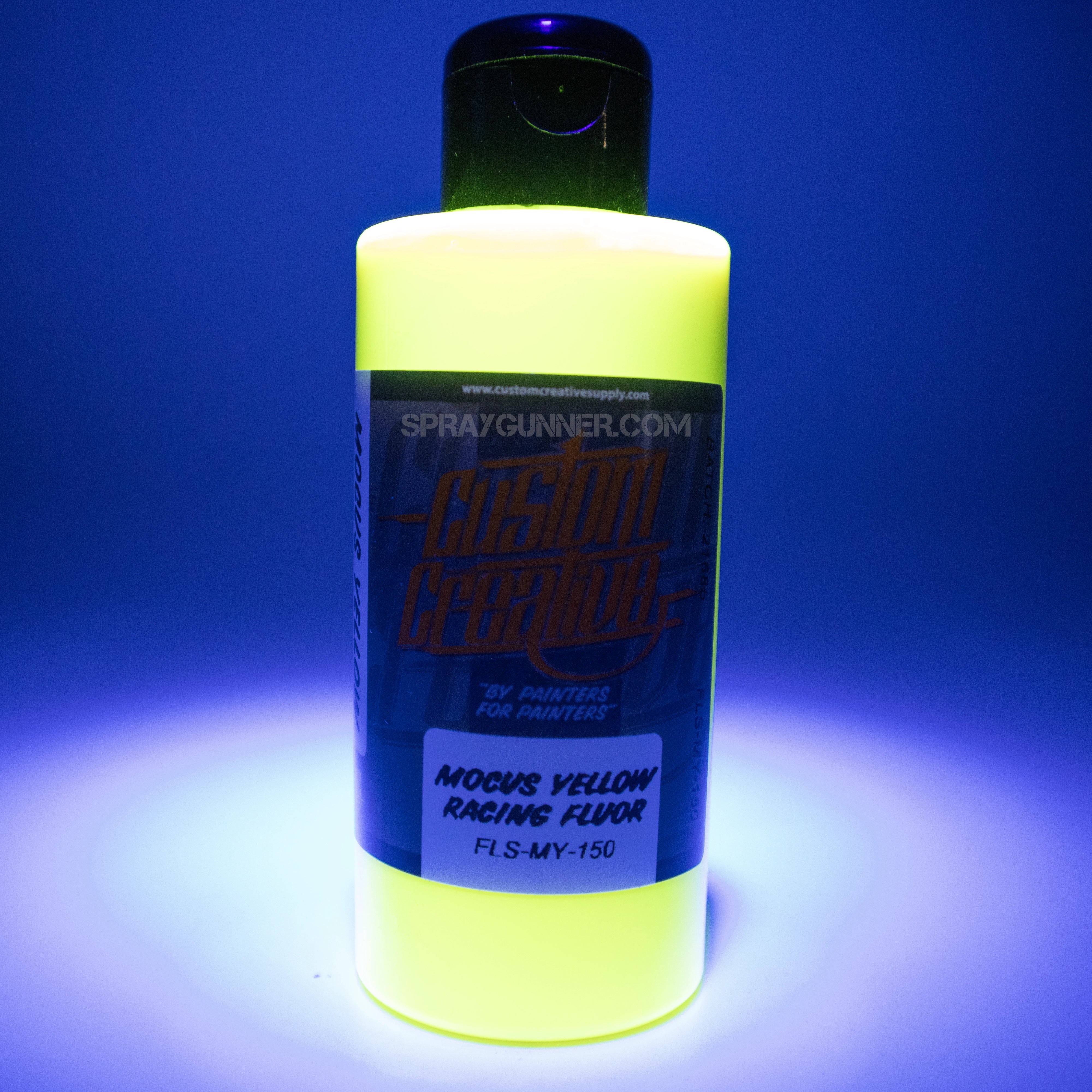 Custom Creative Solvent-Based Racing Fluorescents: Mocus Yellow