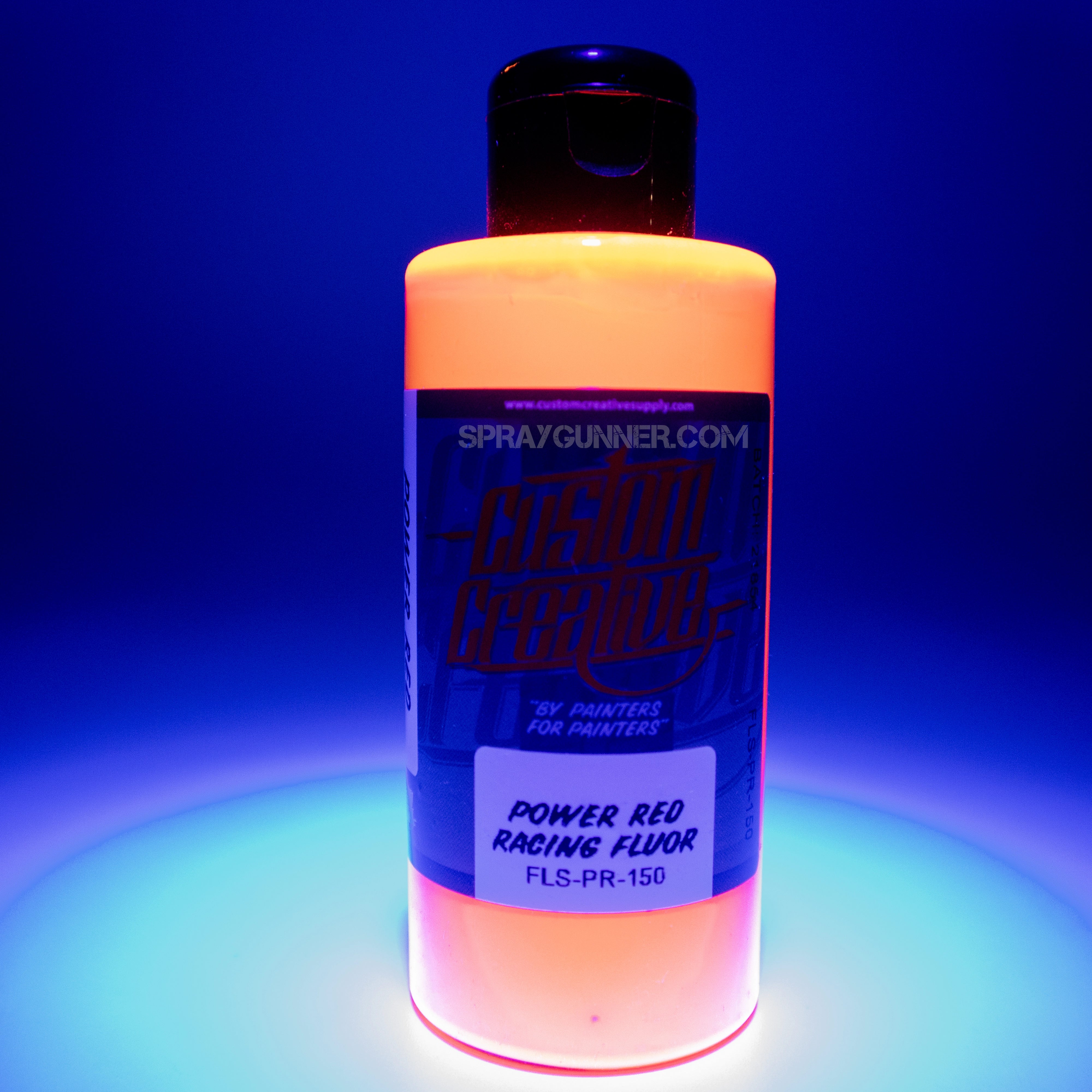 Custom Creative Solvent-Based Racing Fluorescents: Power Red