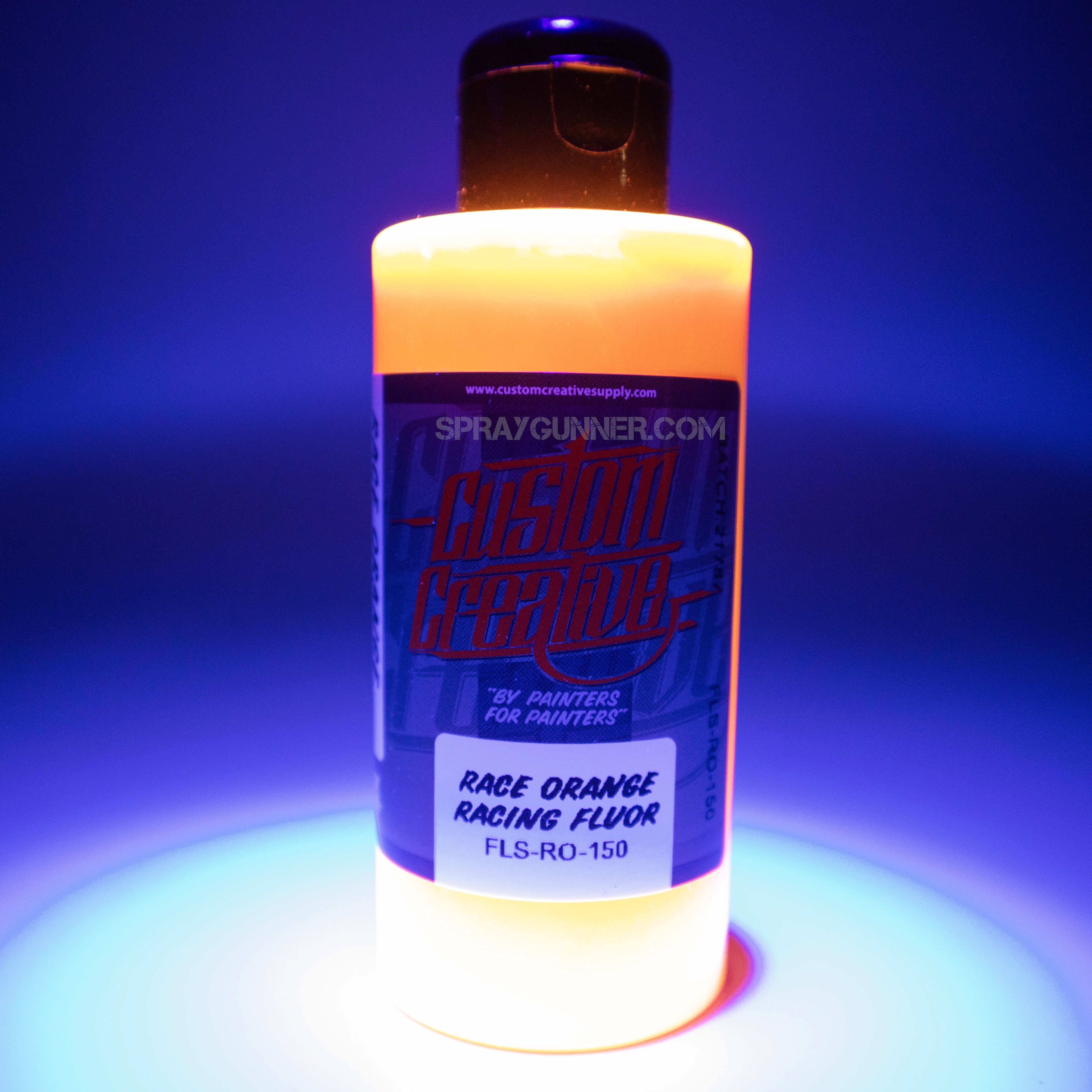 Custom Creative Solvent-Based Racing Fluorescents: Race Orange