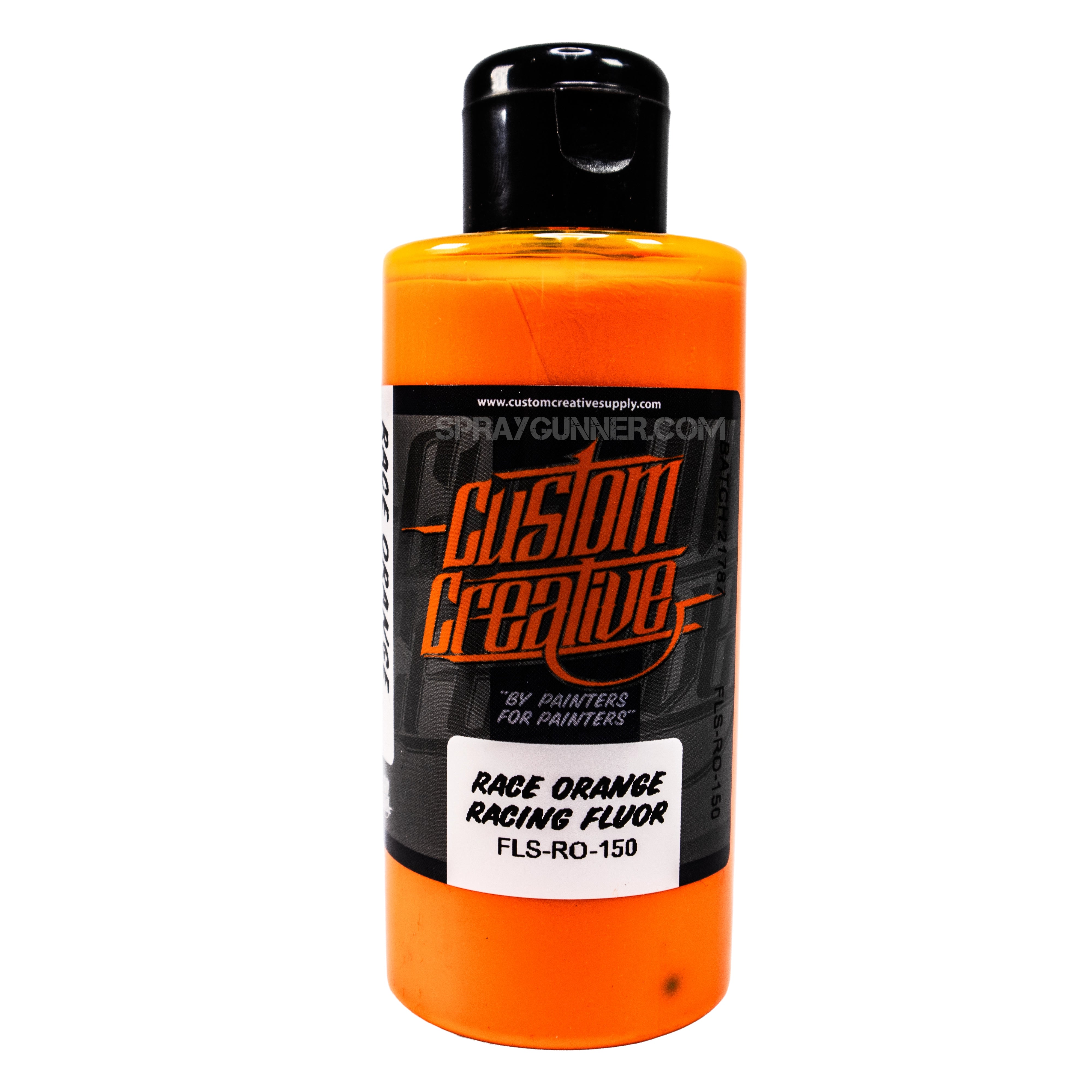 Custom Creative Solvent-Based Racing Fluorescents: Race Orange