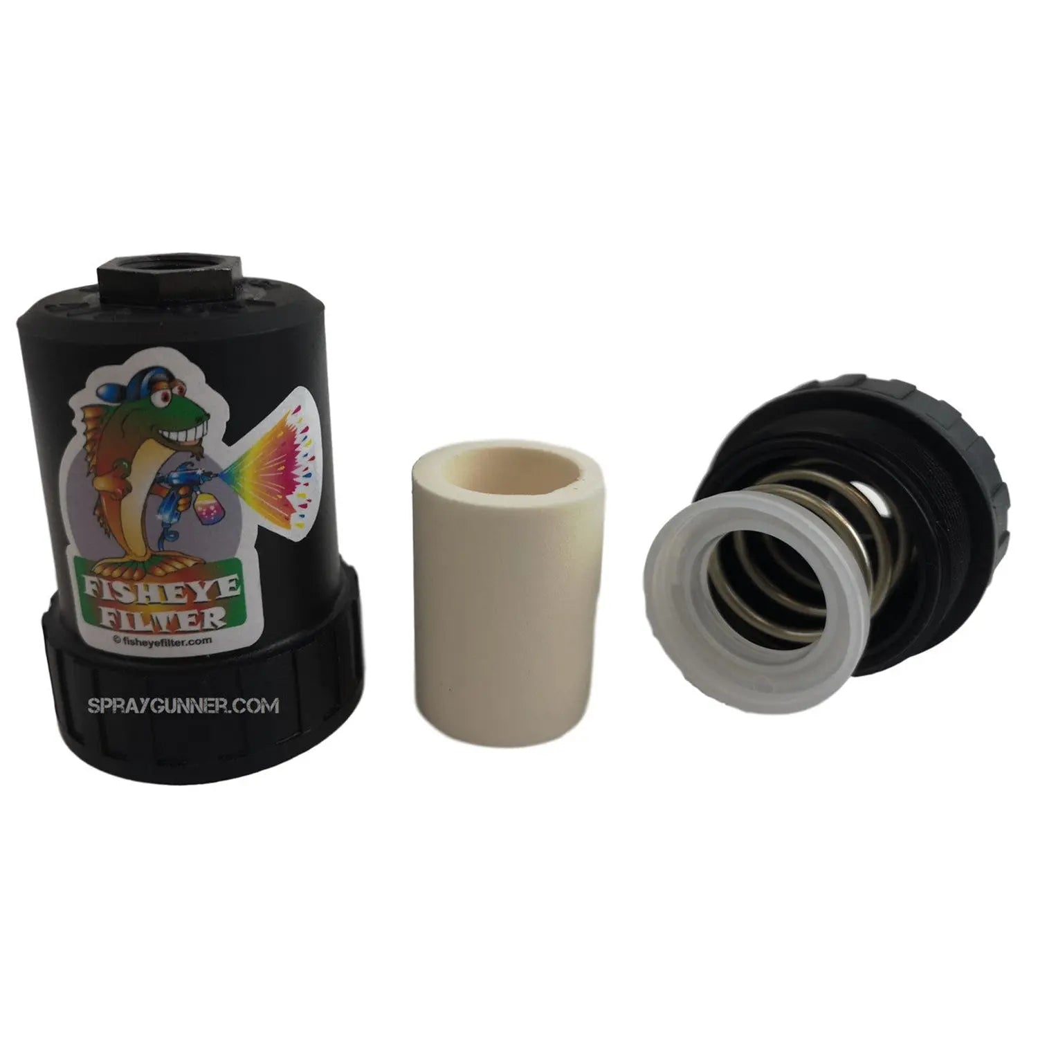 Fisheye in-line air filter for paint spray gun Fisheye