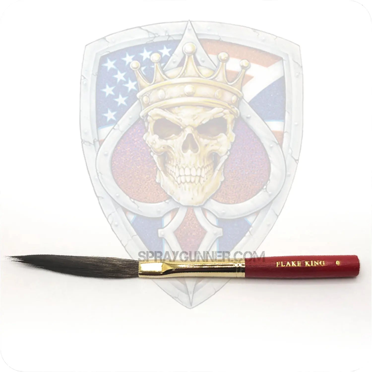 Flake King: Striping Brushes Set (3 ct) in Presentation Tin - Urbanlystore