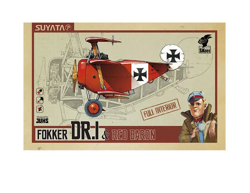 Fokker Dr.I & Red Baron Model Kit - Urbanlystore