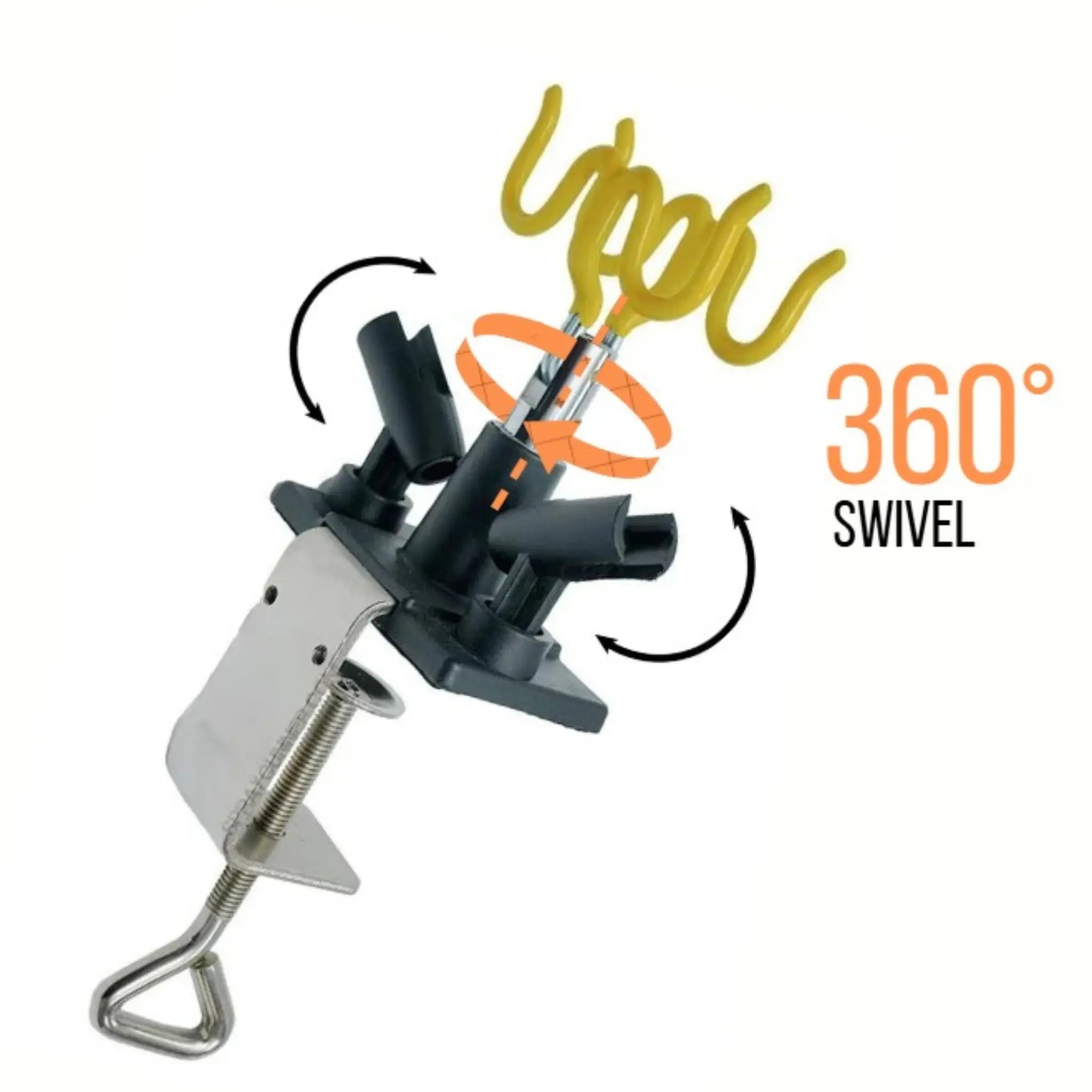 Clamp Style Four Airbrush Holder by NO-NAME Brand