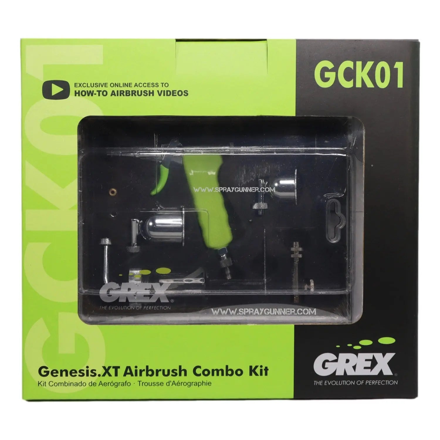 Grex Genesis.XT Airbrush Combo Kit GCK01 Grex Airbrush