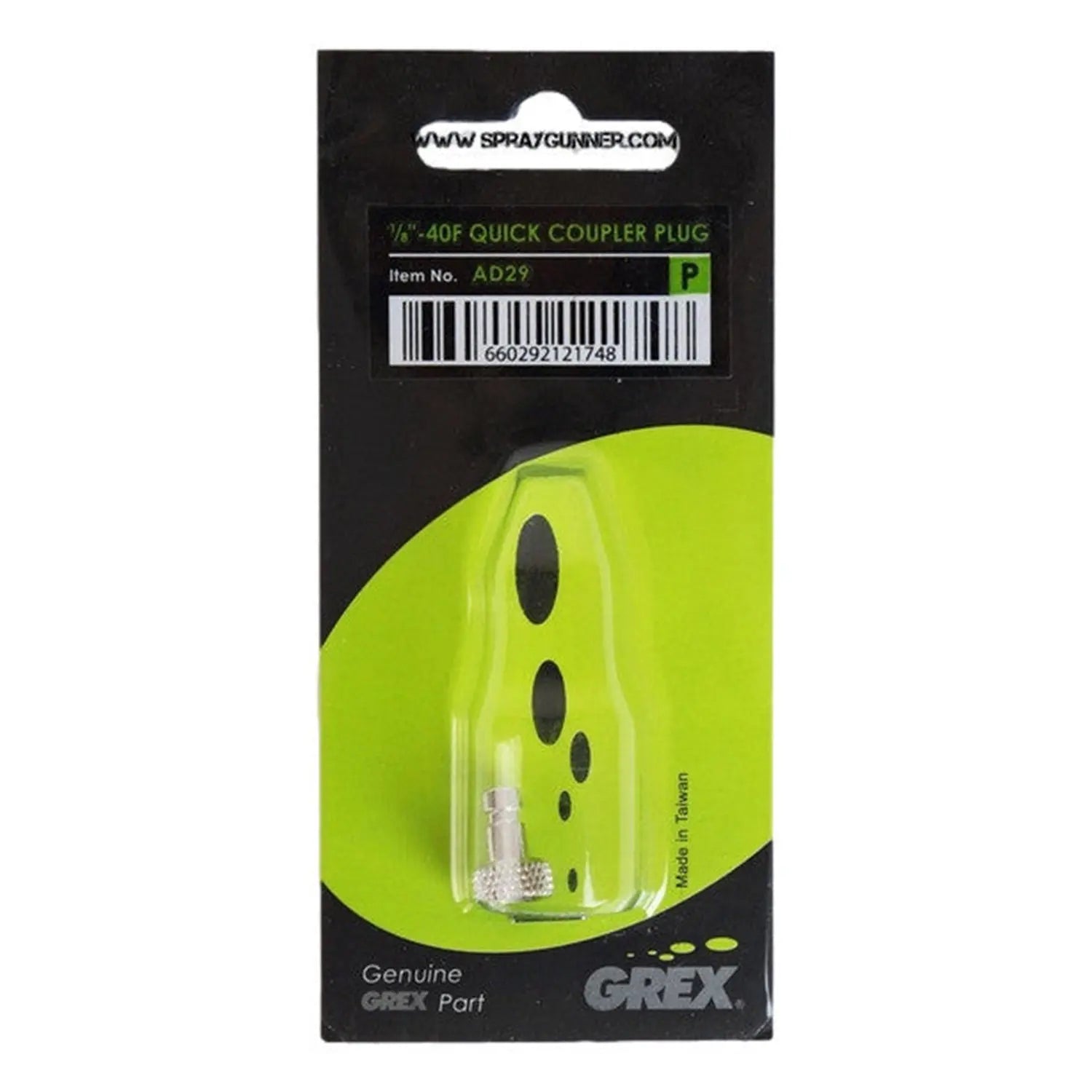 Grex Quick Connect Plug for Paasche Airbrush Grex Airbrush