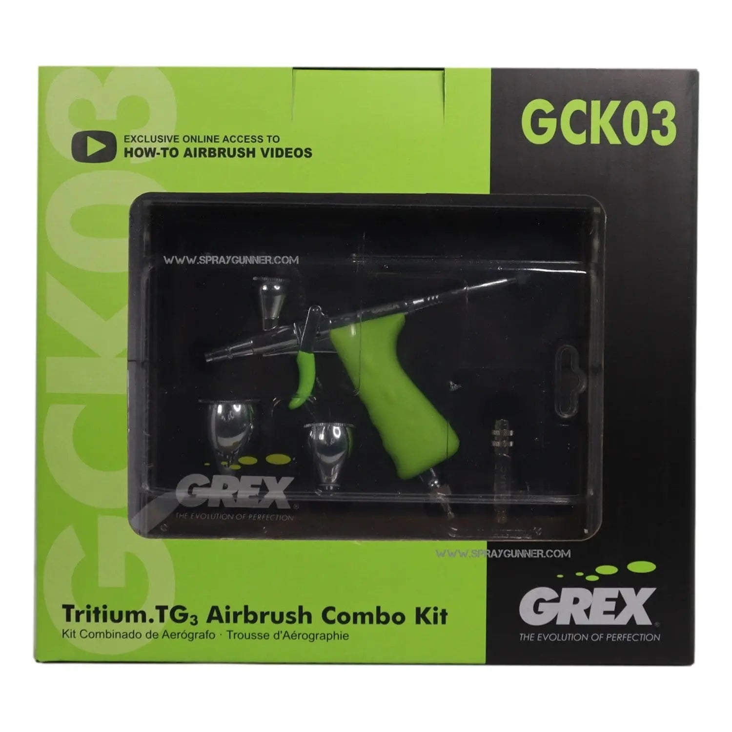 Grex Tritium.TG3 Airbrush Combo Kit Grex Airbrush