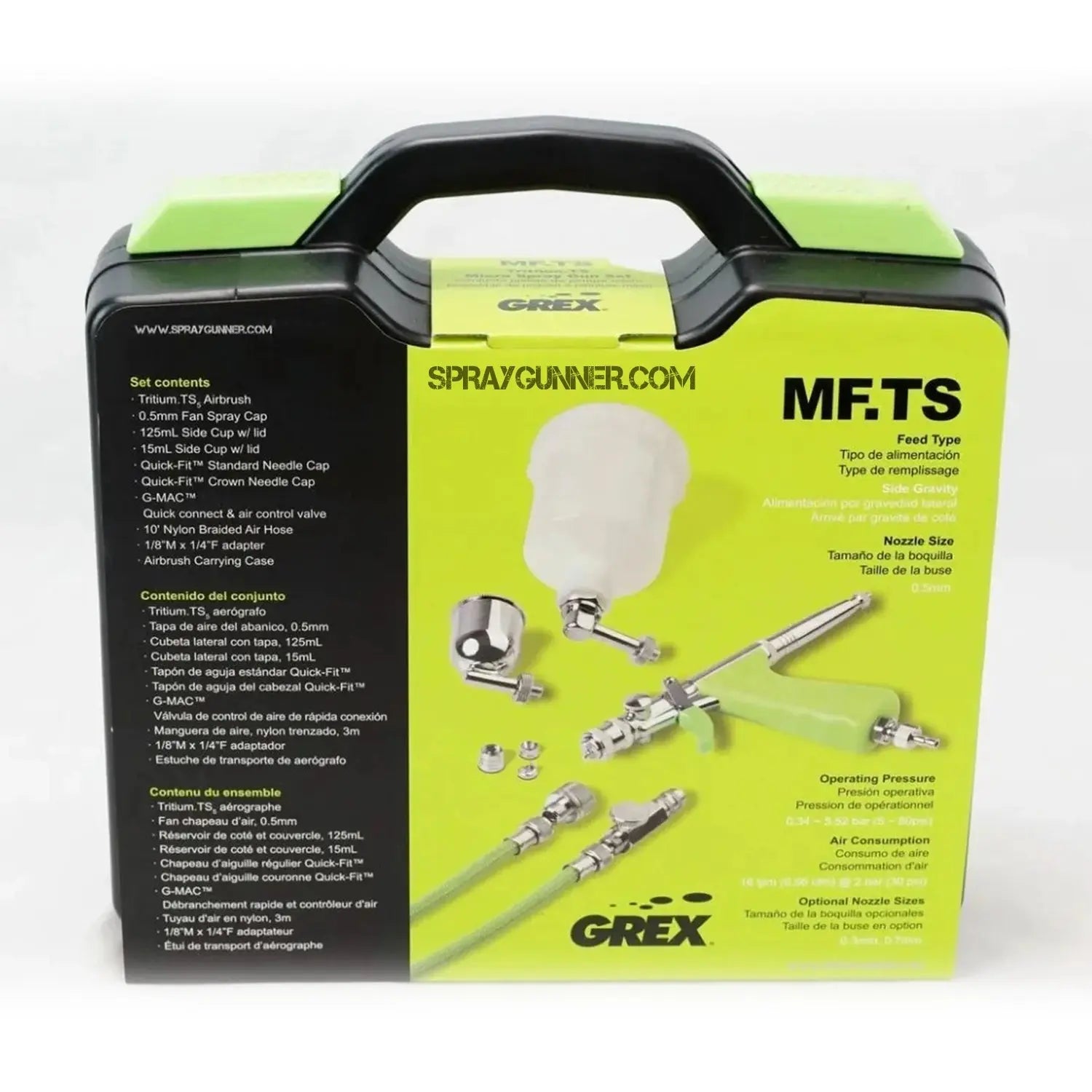 Grex Tritium.TS Micro Spray Gun Set MF.TS Grex Airbrush