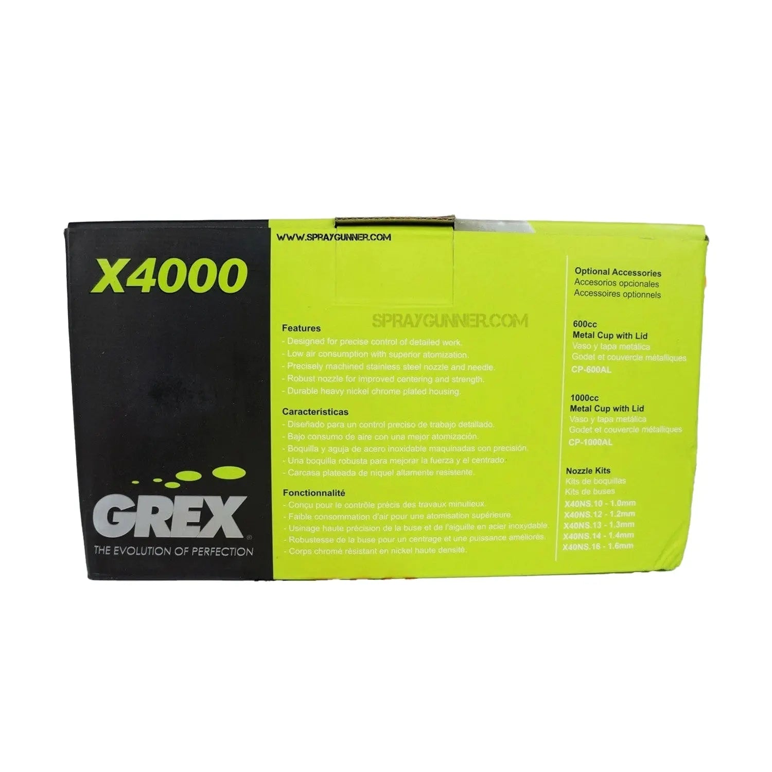 Grex X4000 LVLP Spray Gun Grex Airbrush