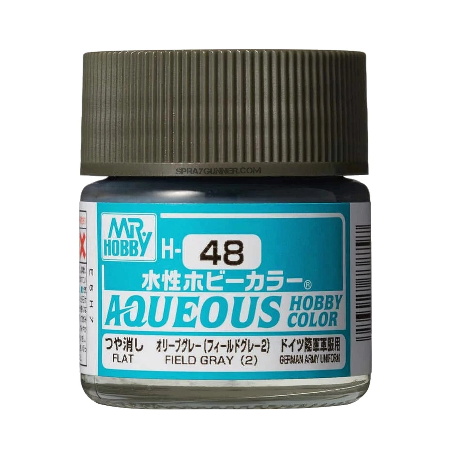Mr. Hobby Aqueous H48 Gloss Field Gray 2 - Urbanlystore