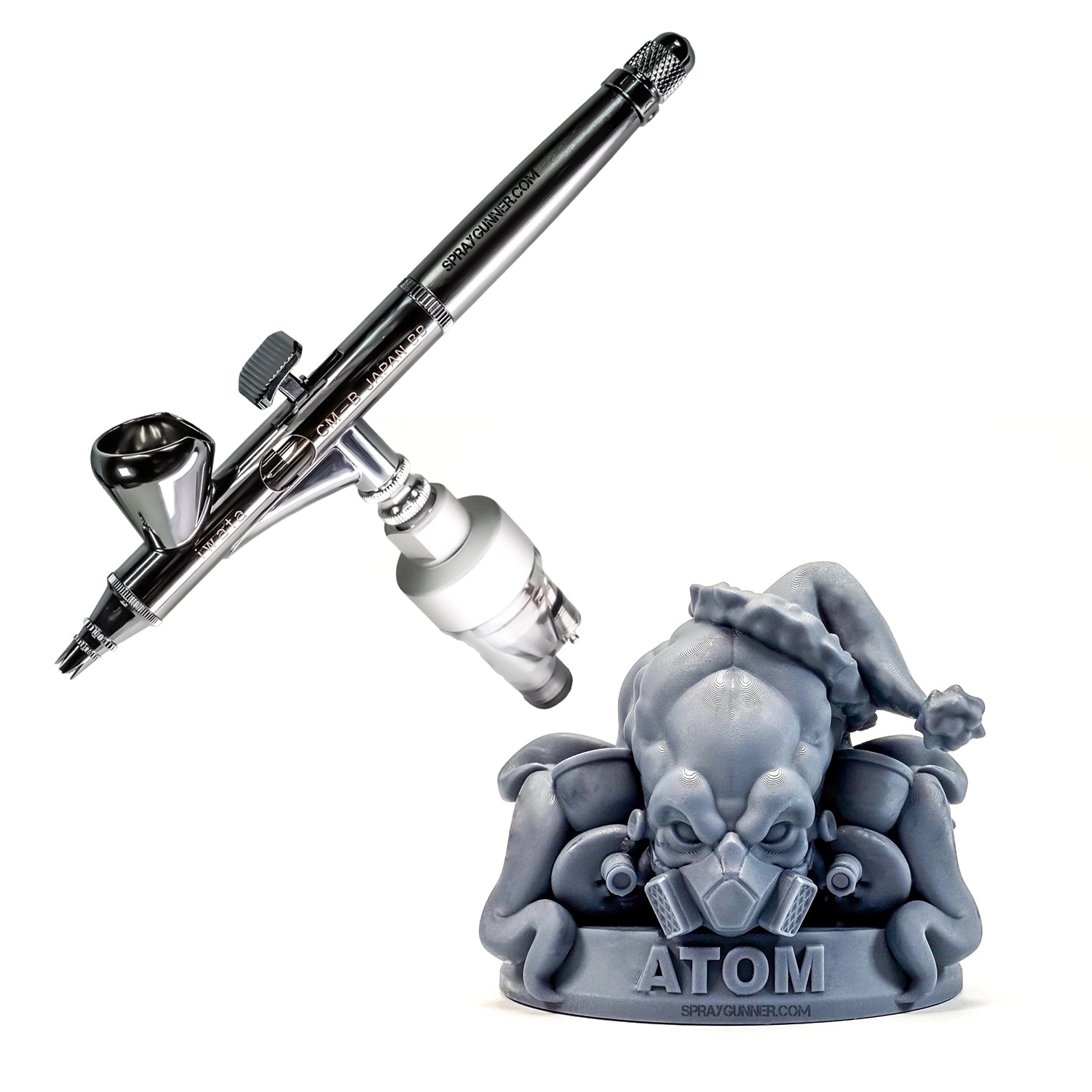 Iwata Micron CM-B Custom Gravity Feed Dual Action Airbrush - Urbanlystore