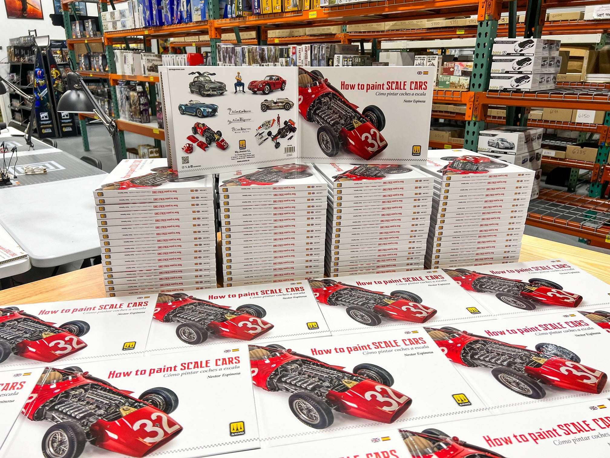 How to Paint SCALE CARS - hard cover book with step-by-step on painting model cars. - Urbanlystore