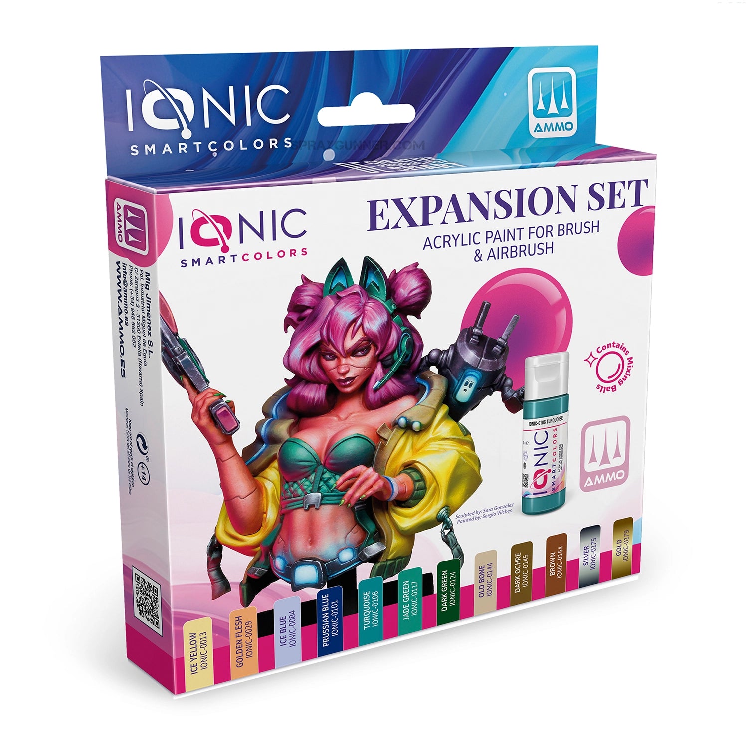 IONIC Expansion Acrylic Paint Set for figures - Urbanlystore