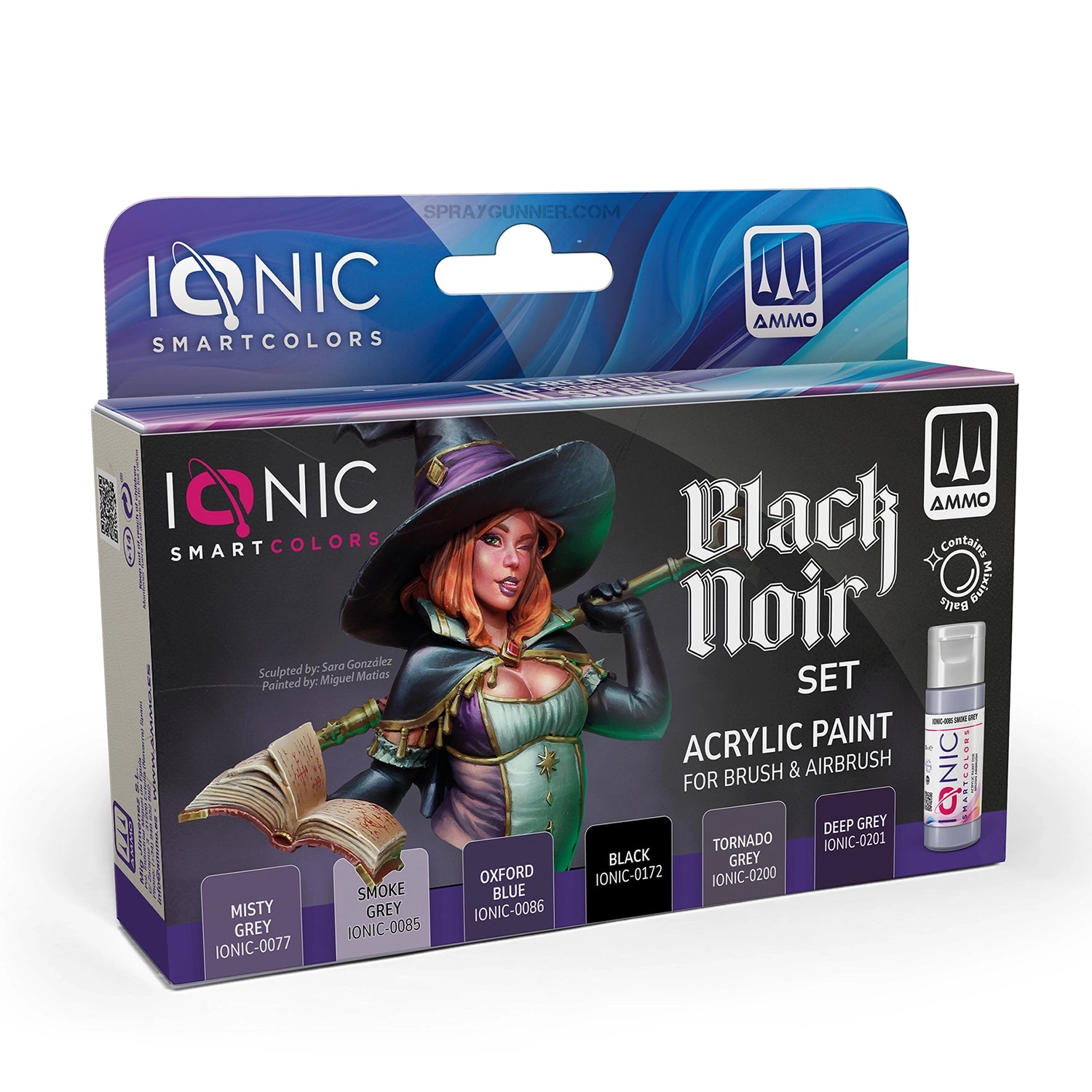 IONIC Black Noir Paint Set - Urbanlystore