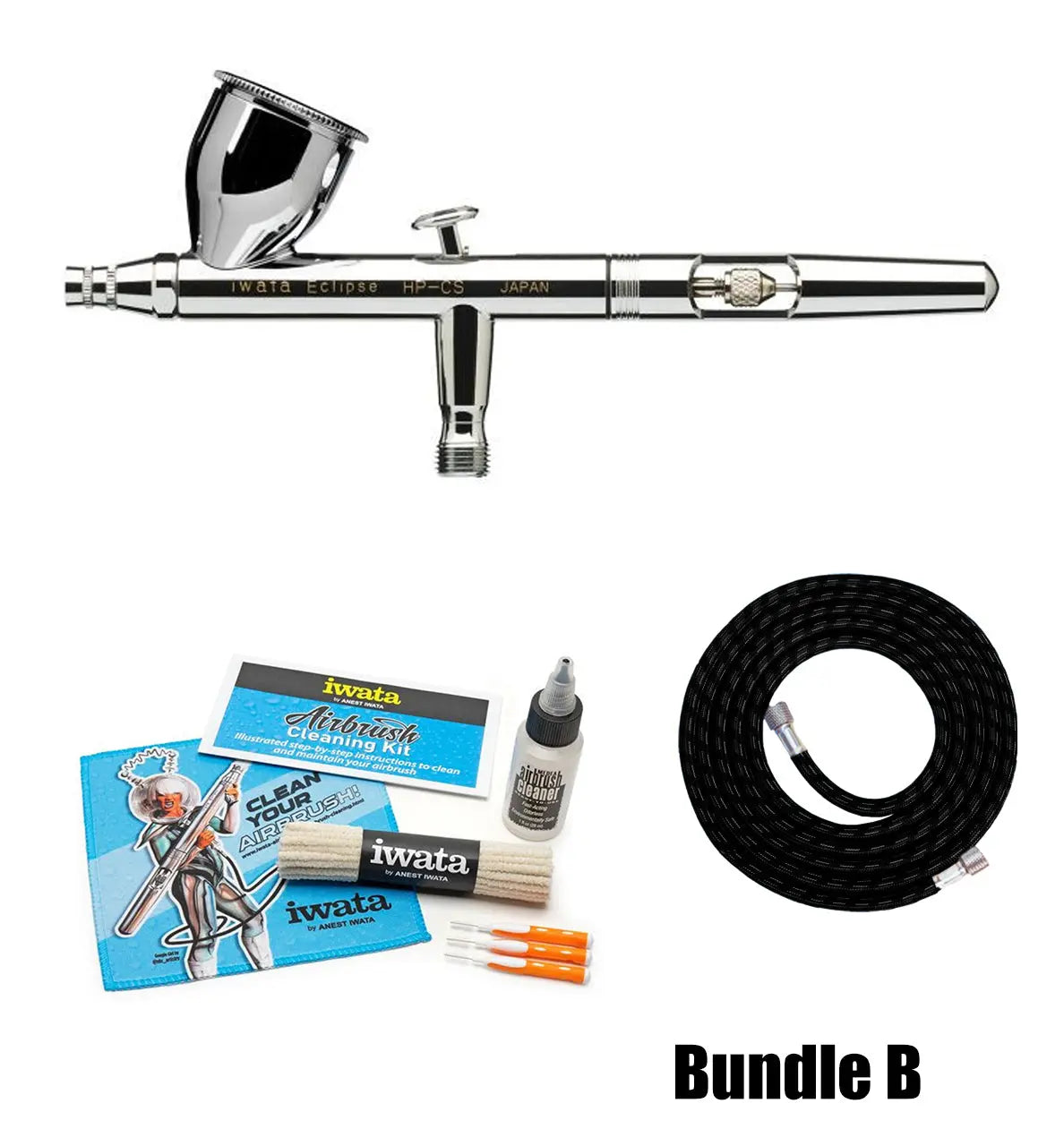 Iwata Airbrush Eclipse HP-CS Gravity Feed Dual Action Airbrush Iwata