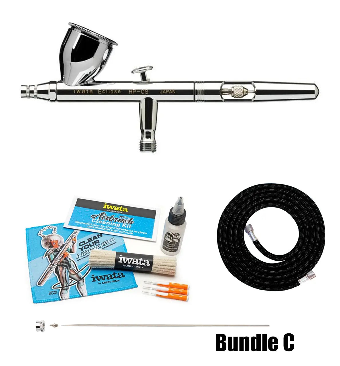 Iwata Airbrush Eclipse HP-CS Gravity Feed Dual Action Airbrush Iwata