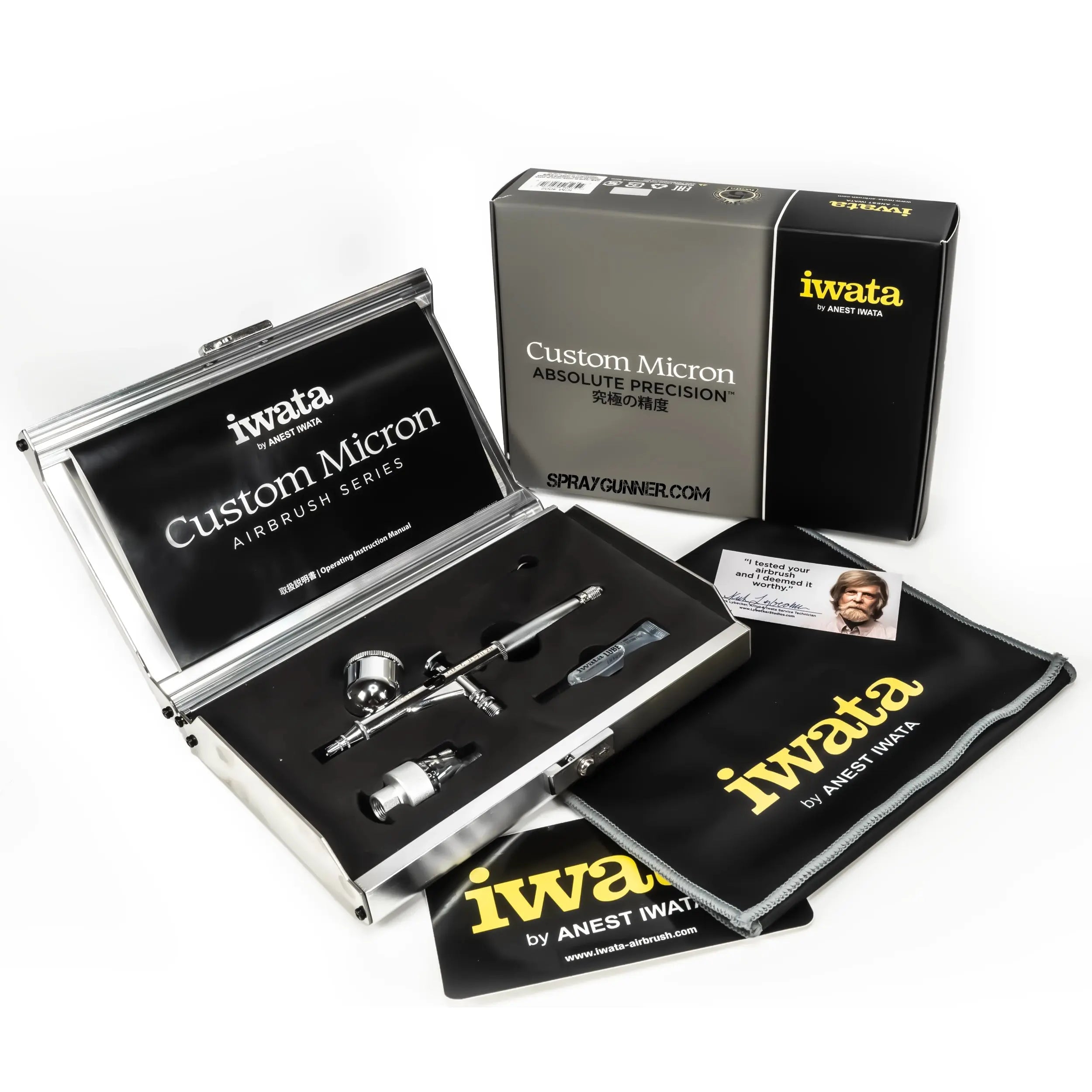 Iwata Custom Micron CM-C Gravity Feed Dual Action Airbrush - Urbanlystore