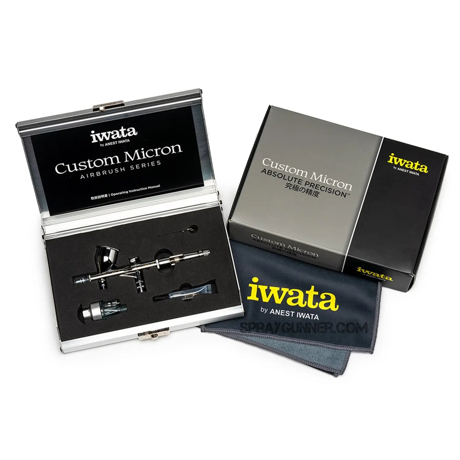 Iwata Custom Micron CM-C Plus Gravity Feed Dual Action Airbrush Iwata
