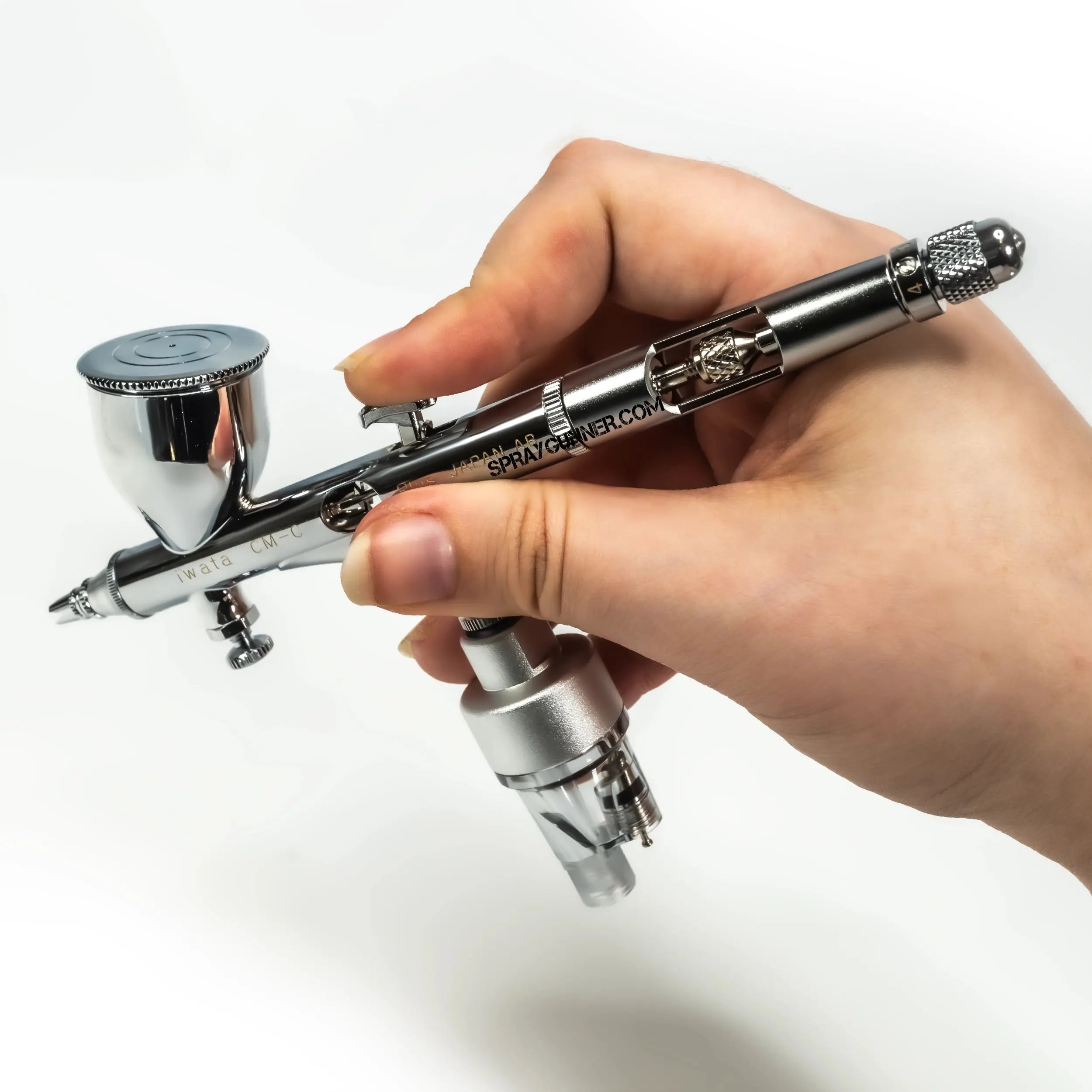 Iwata Custom Micron CM-C Plus Gravity Feed Dual Action Airbrush Iwata