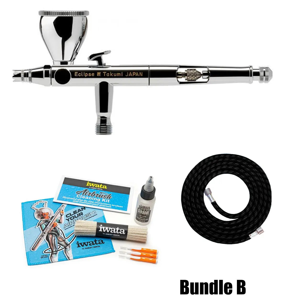 Iwata Eclipse Takumi Side Feed Dual Action Airbrush Iwata