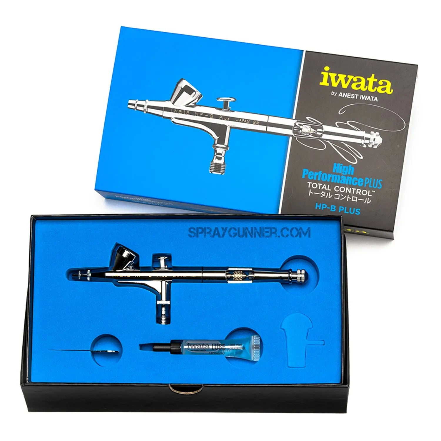 Iwata High Performance HP-B Plus Gravity Feed Dual Action Airbrush Iwata