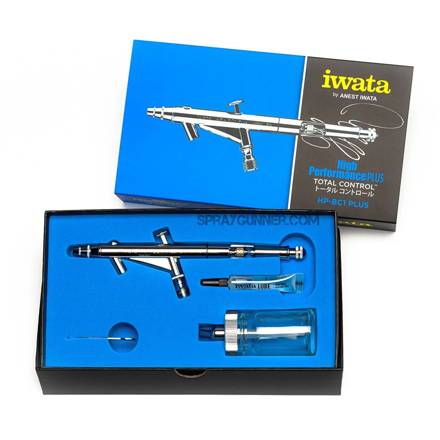Iwata High Performance HP-BC1 Plus Siphon Feed Dual Action Airbrush Iwata
