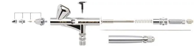 Iwata Micron CM-B Custom Gravity Feed Dual Action Airbrush - Urbanlystore