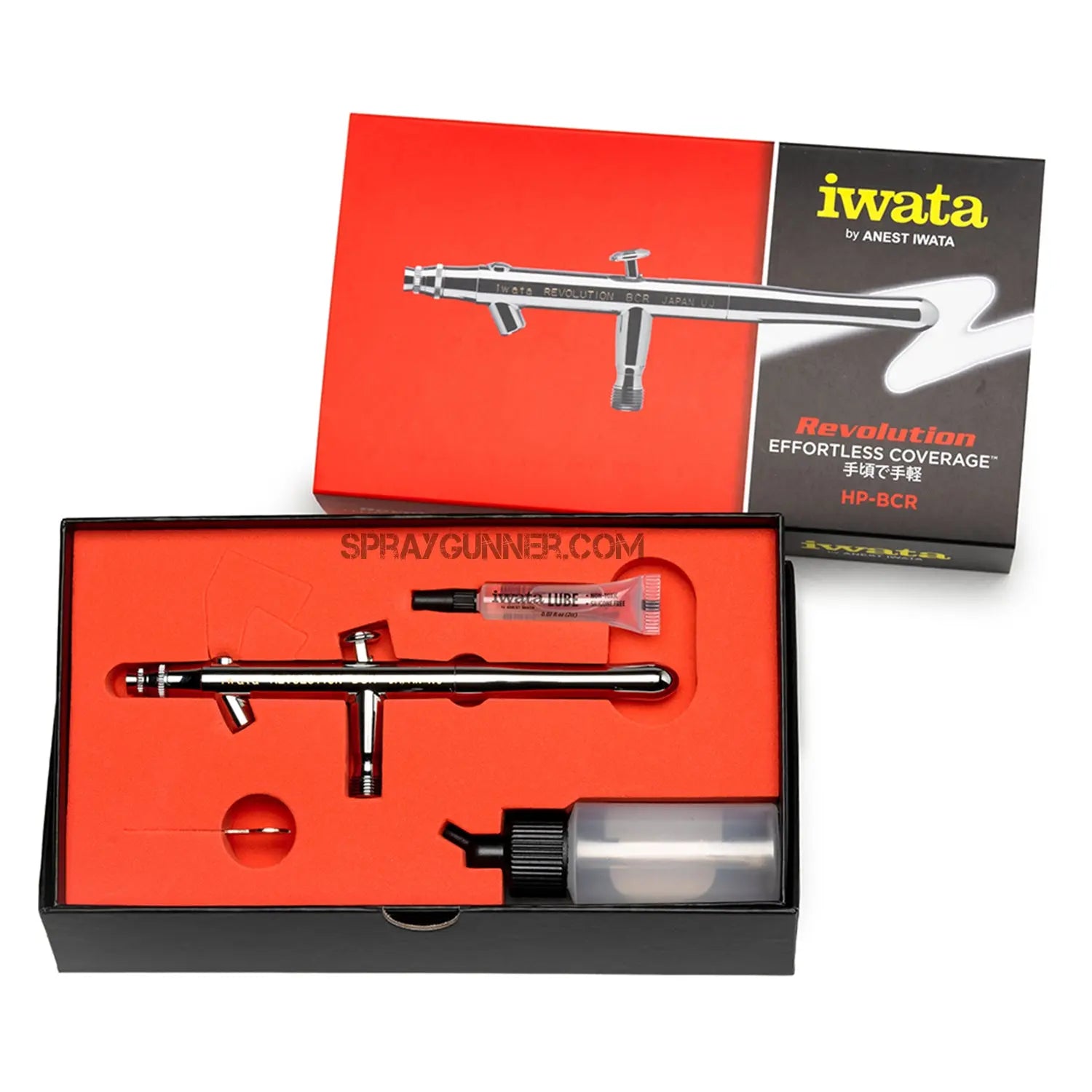 Iwata Revolution HP-BCR Siphon Feed Dual Action Airbrush Iwata