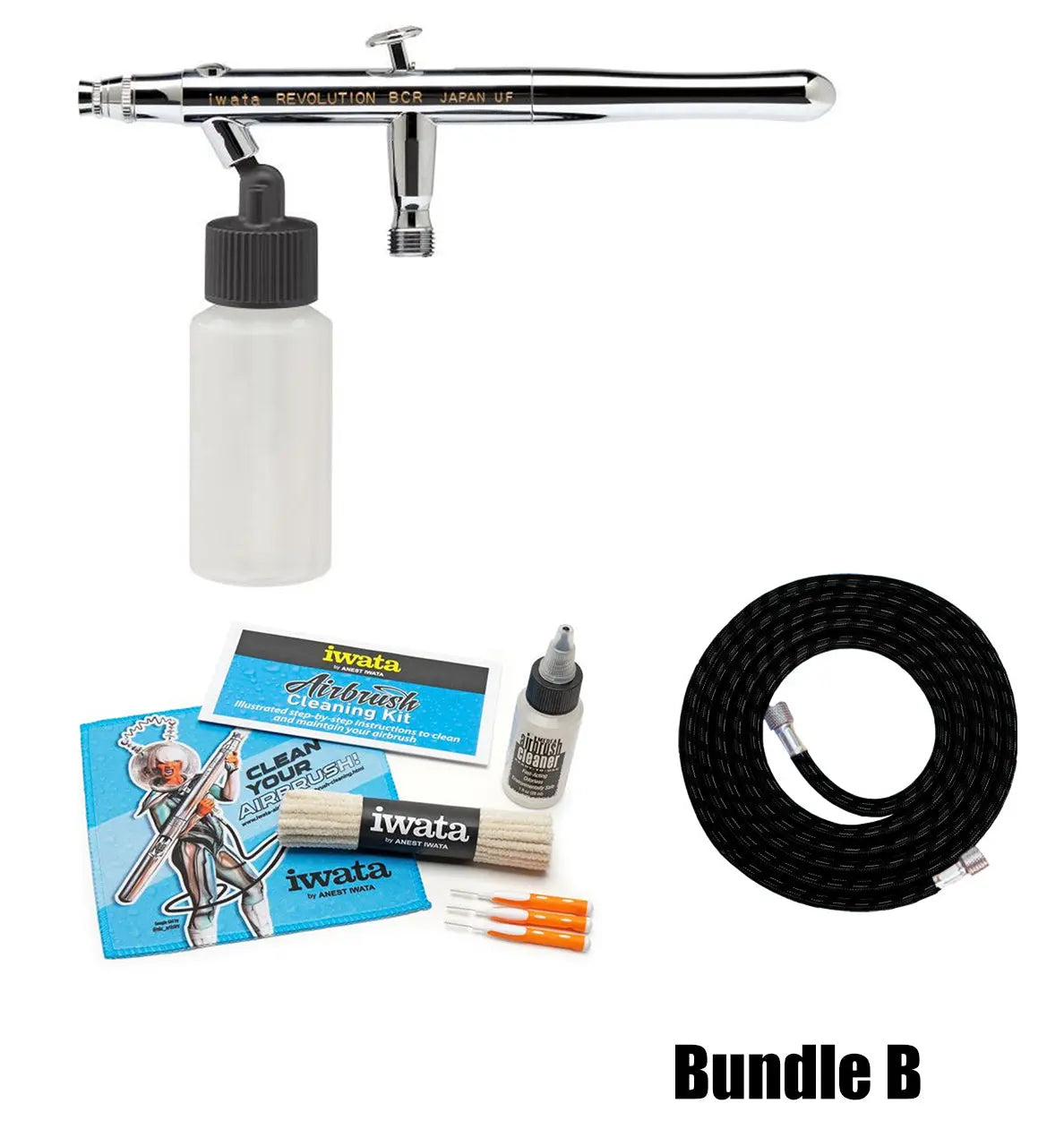 Iwata Revolution HP-BCR Siphon Feed Dual Action Airbrush Iwata