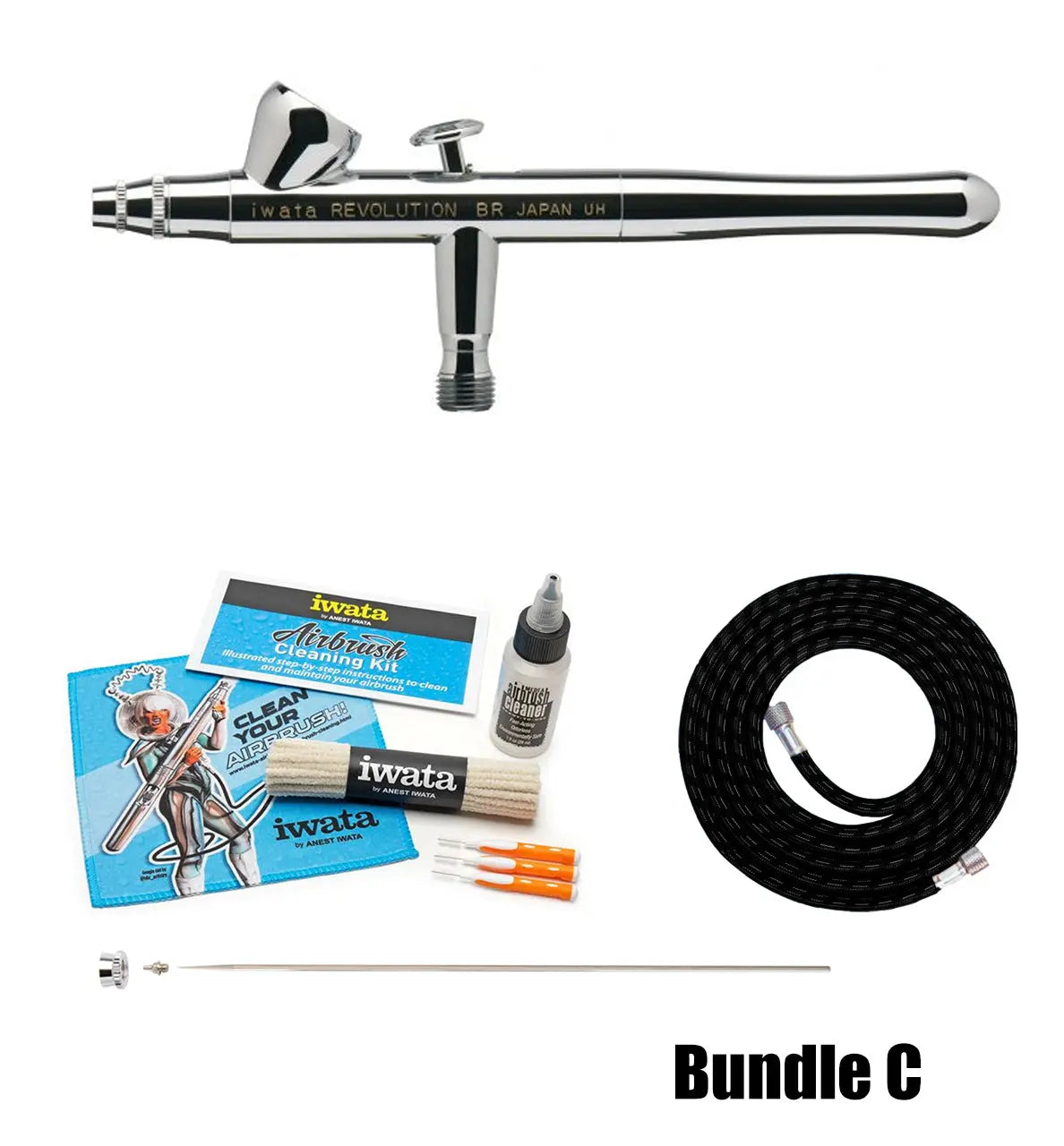 Iwata Revolution HP-BR Gravity Feed Dual Action Airbrush Iwata