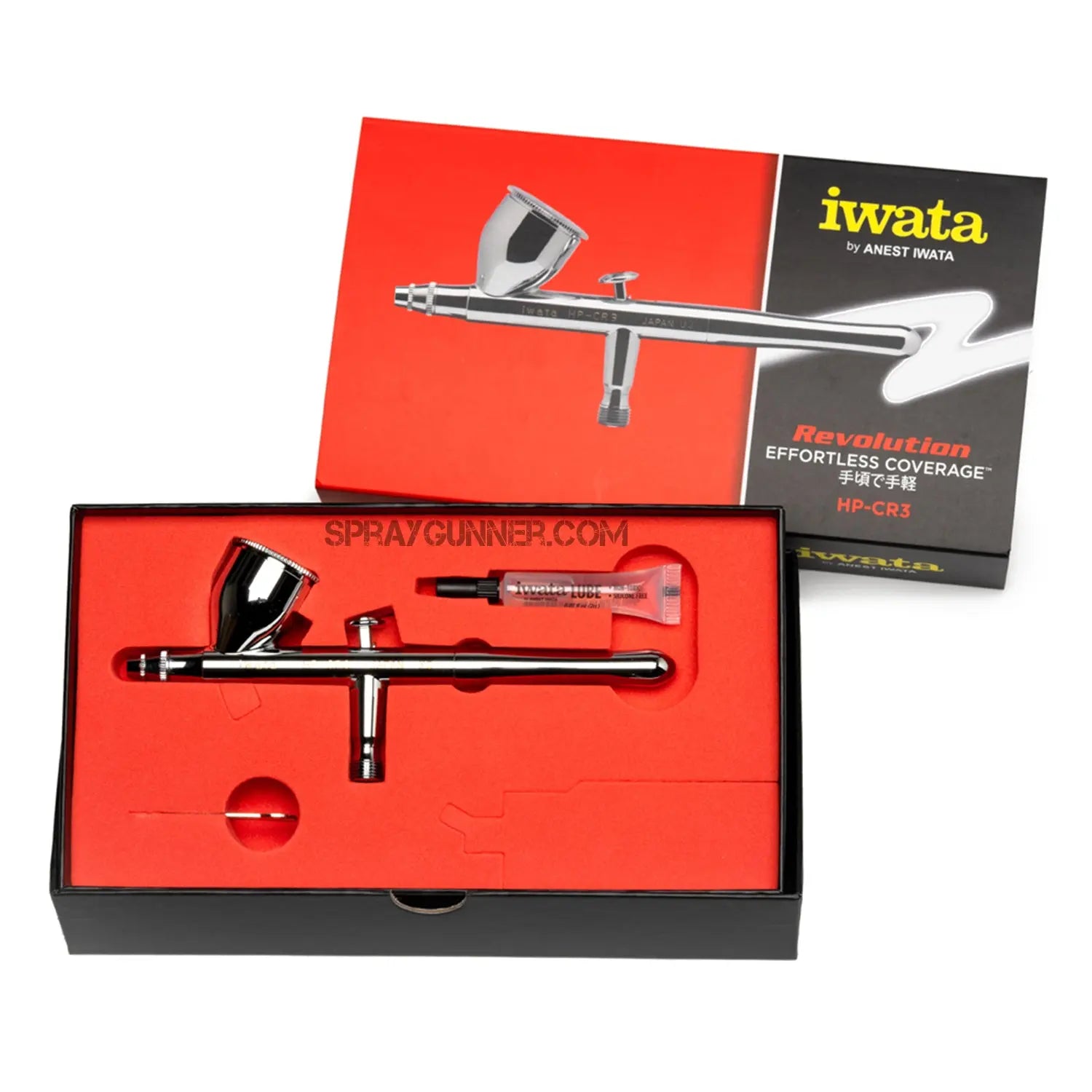 Iwata Revolution HP-CR3 Gravity Feed Dual Action Airbrush Iwata