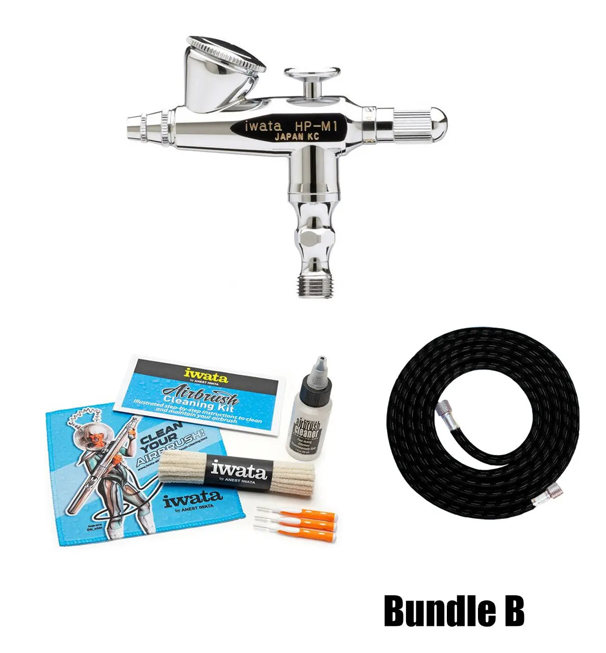 Iwata Revolution HP-M1 Gravity Feed Single Action Airbrush Iwata