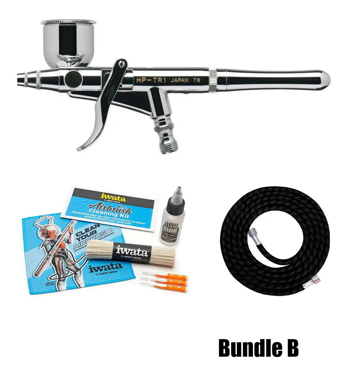 Iwata Revolution HP-TR1 Side Feed Dual Action Trigger Airbrush Iwata