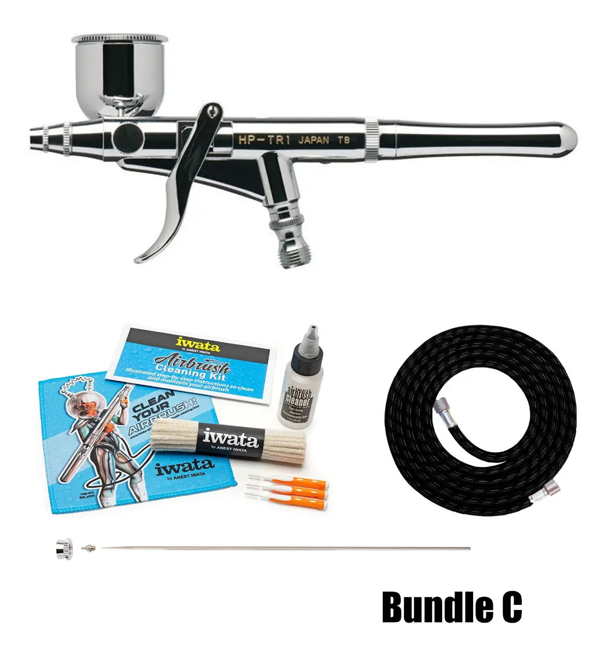 Iwata Revolution HP-TR1 Side Feed Dual Action Trigger Airbrush Iwata