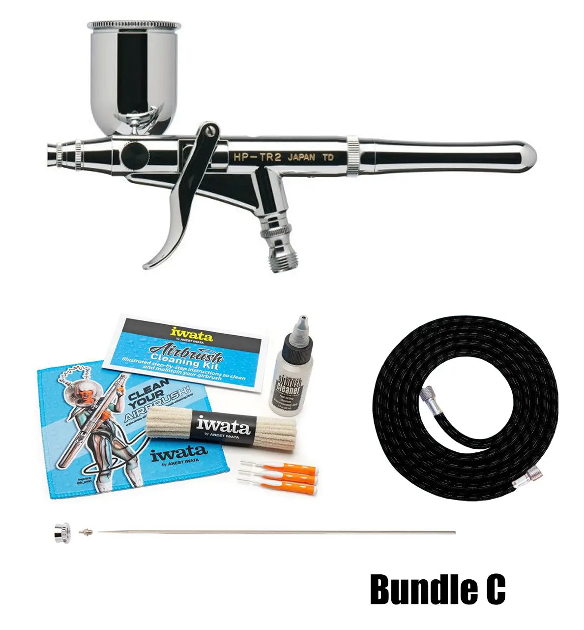 Iwata Revolution HP-TR2 Side Feed Dual Action Trigger Airbrush Iwata