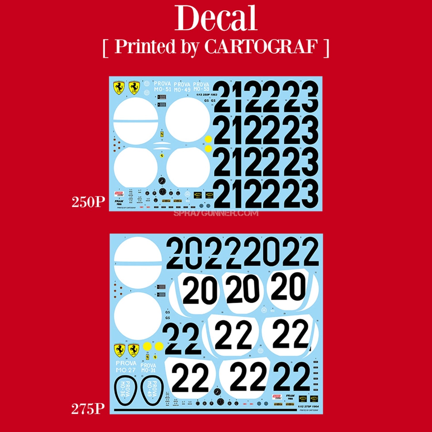 MODEL FACTORY HIRO: 1/12scale Fulldetail Kit : 250P / 275P - Urbanlystore