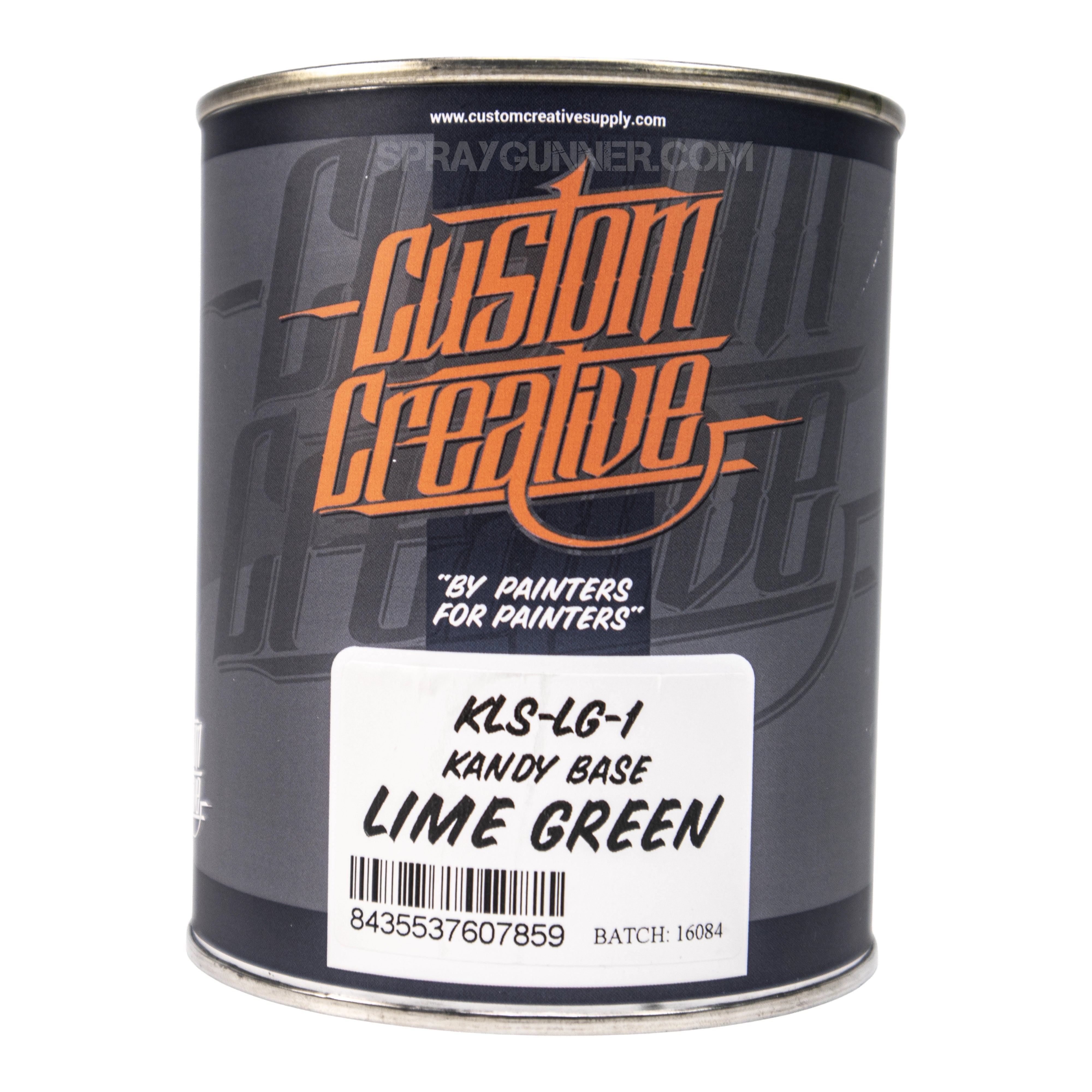 Custom Creative Paints: Kandy Basecoat Lime Green 1 liter (33.8oz)