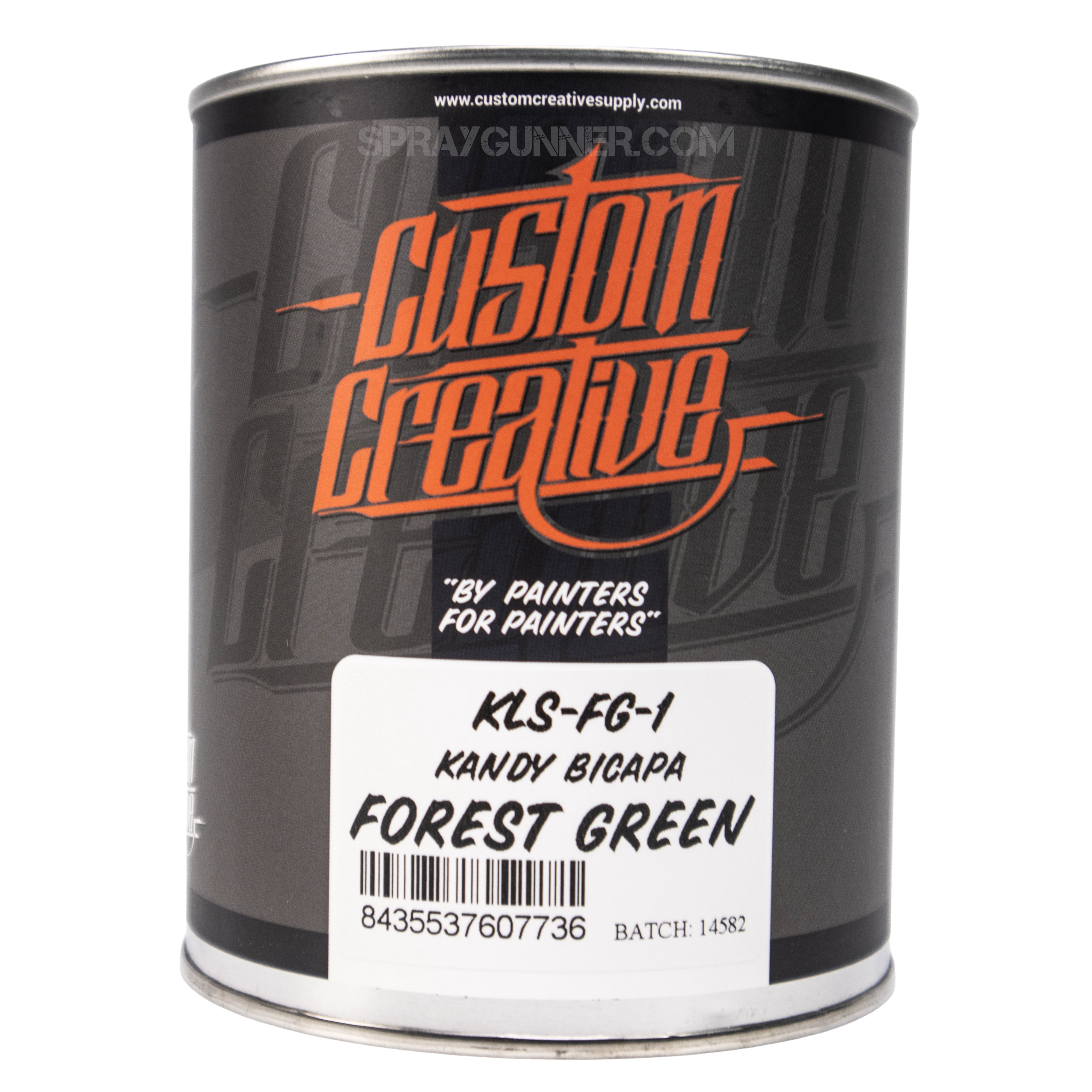 Custom Creative Paints: Kandy Forest Green 1 liter (33.8oz)