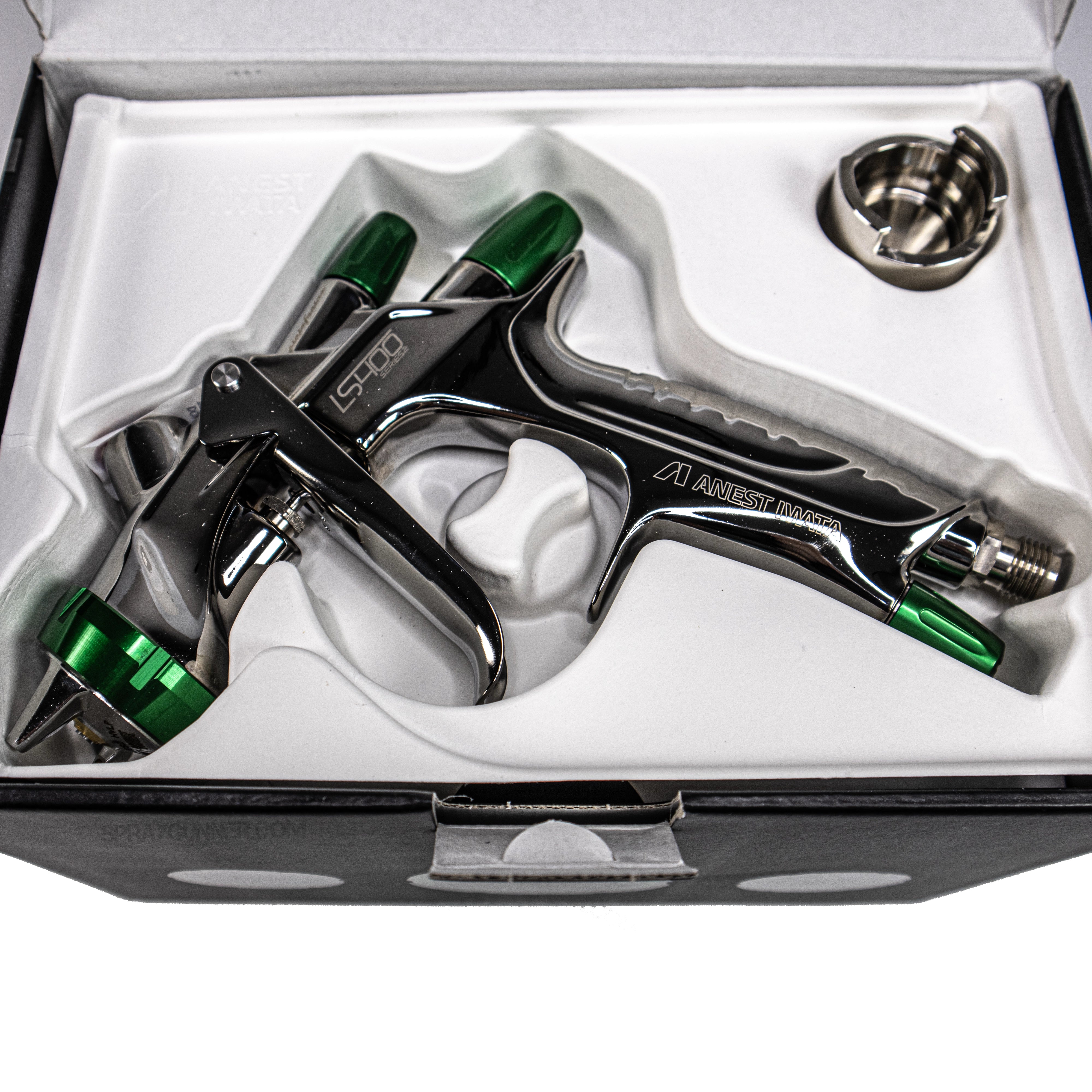 Anest Iwata LS-400 Series 2 Standard Spray Gun Eco Set (Supernova Replacement) 1.3 ET with Metal Cup