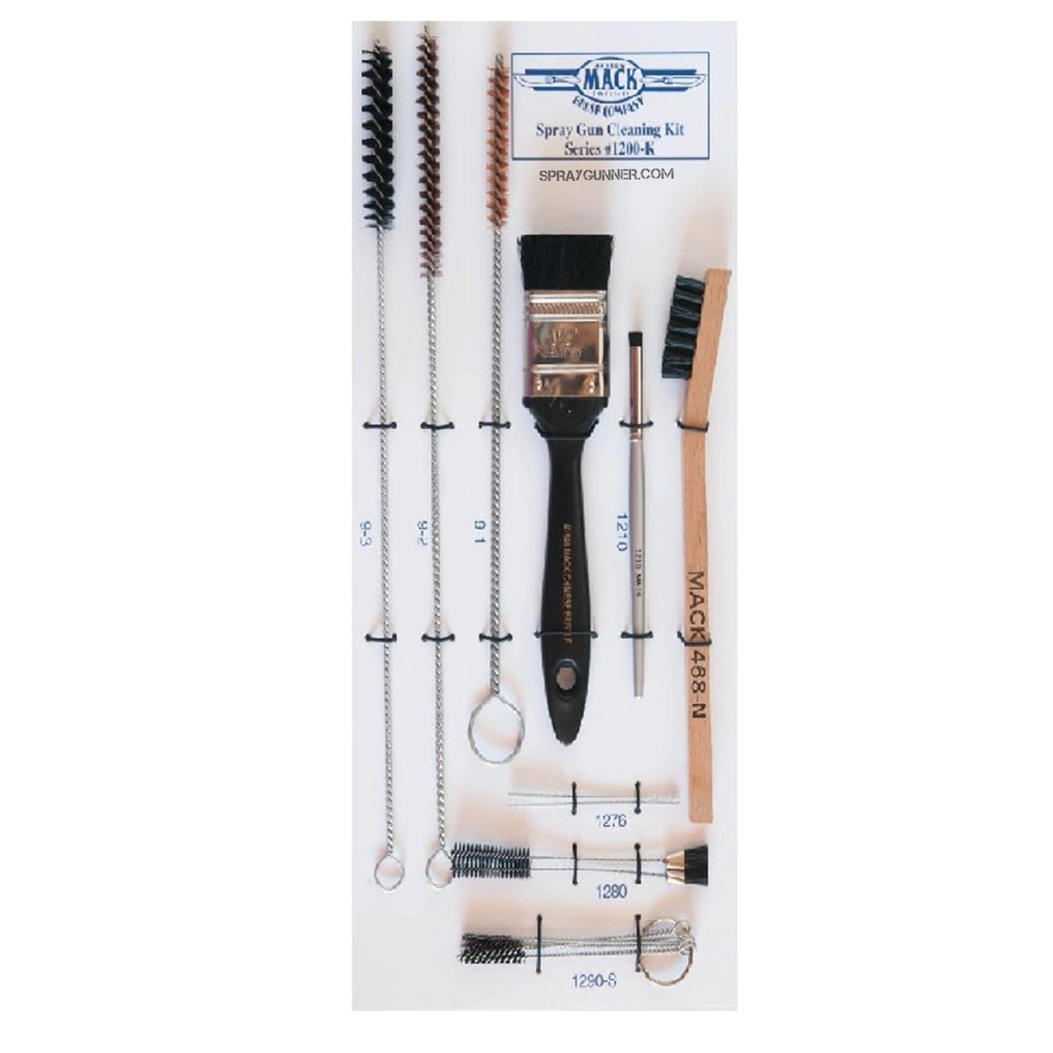 Mack 15 Piece Spray Gun Cleaning Kit - Urbanlystore