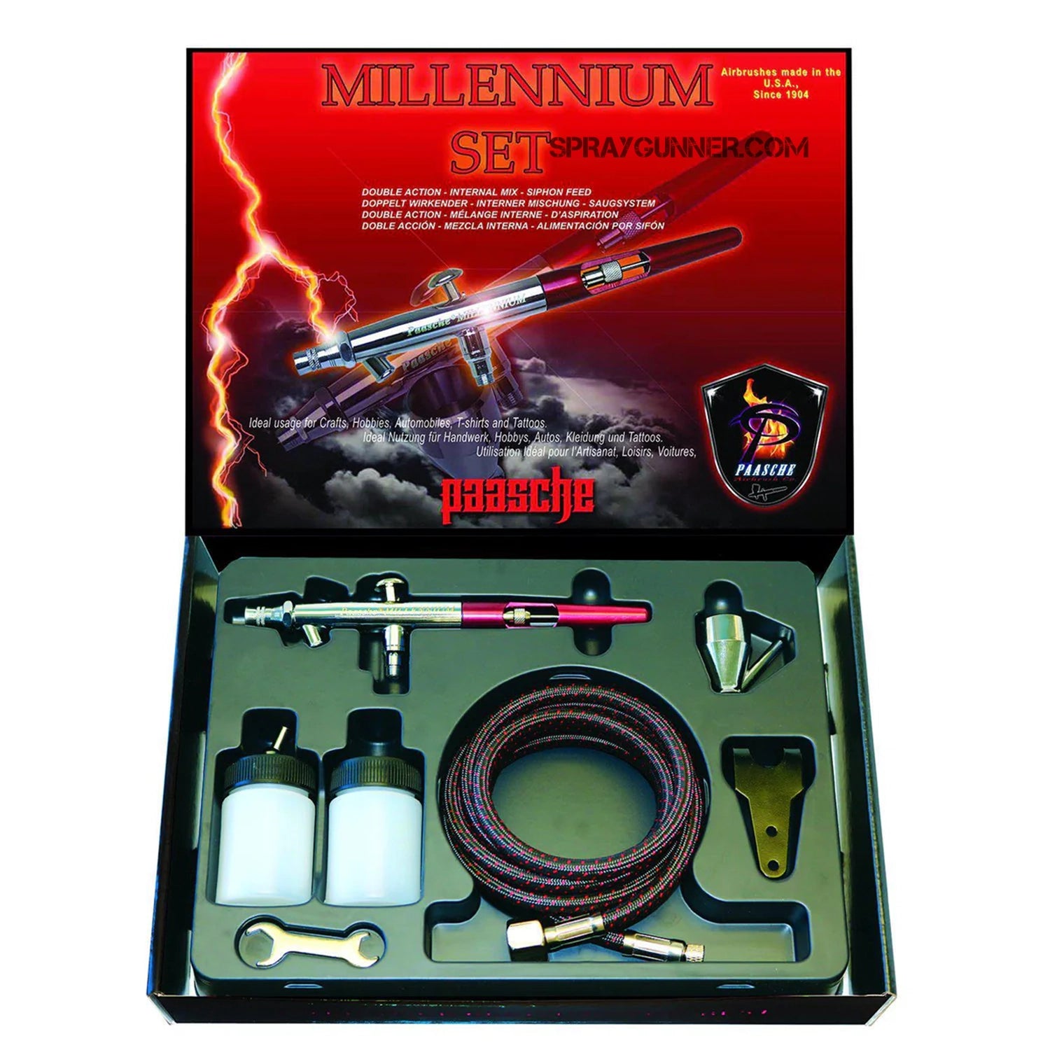 Paasche Airbrush Millenium Set MIL-1AS - Urbanlystore