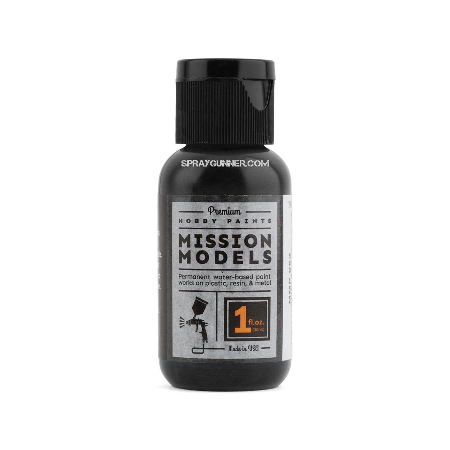 Mission Models Paints Color: MMP-047 Black - Urbanlystore