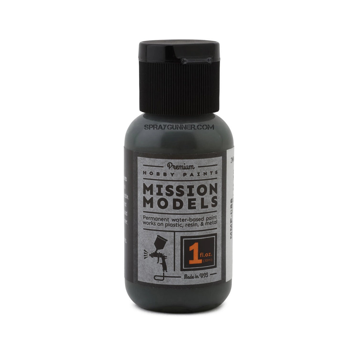 Mission Models Paints Color: MMP-088 Schwarzgrun RLM 70 German WWII - Urbanlystore