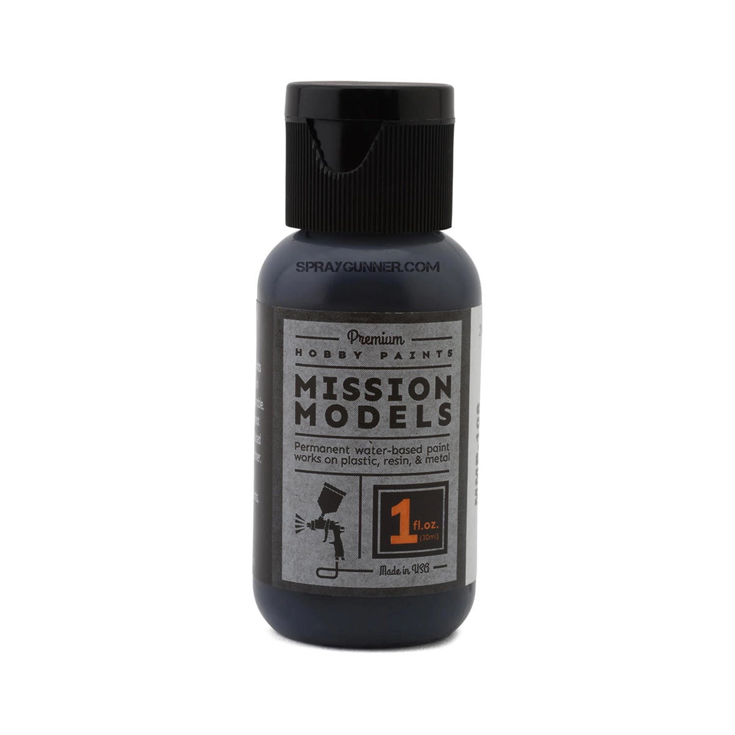 Mission Models Paints Color: MMP-108 Q1 Anti Glare Blue Black WWII Cowl - Urbanlystore