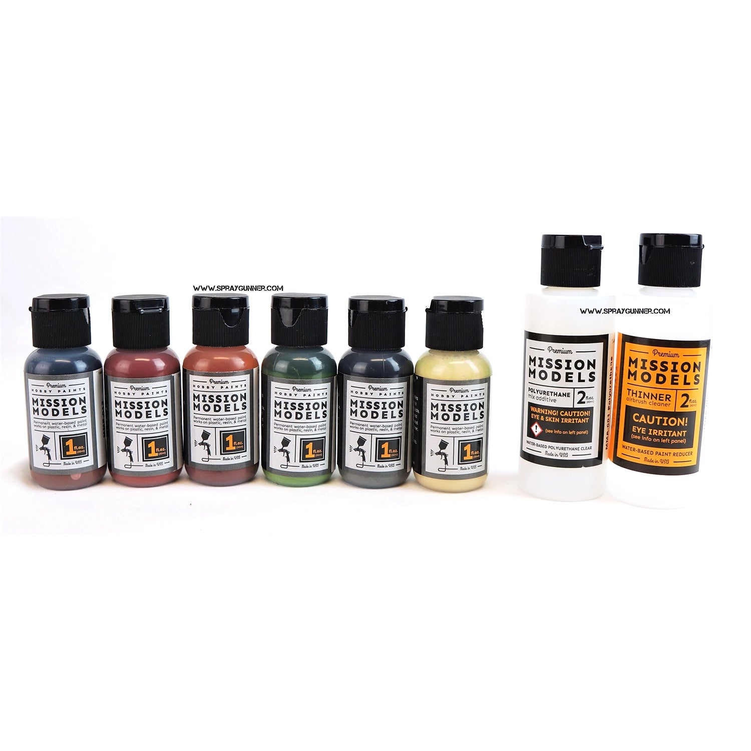 Mission Models Paints: German AFV WWII Late War Paint Set - Urbanlystore