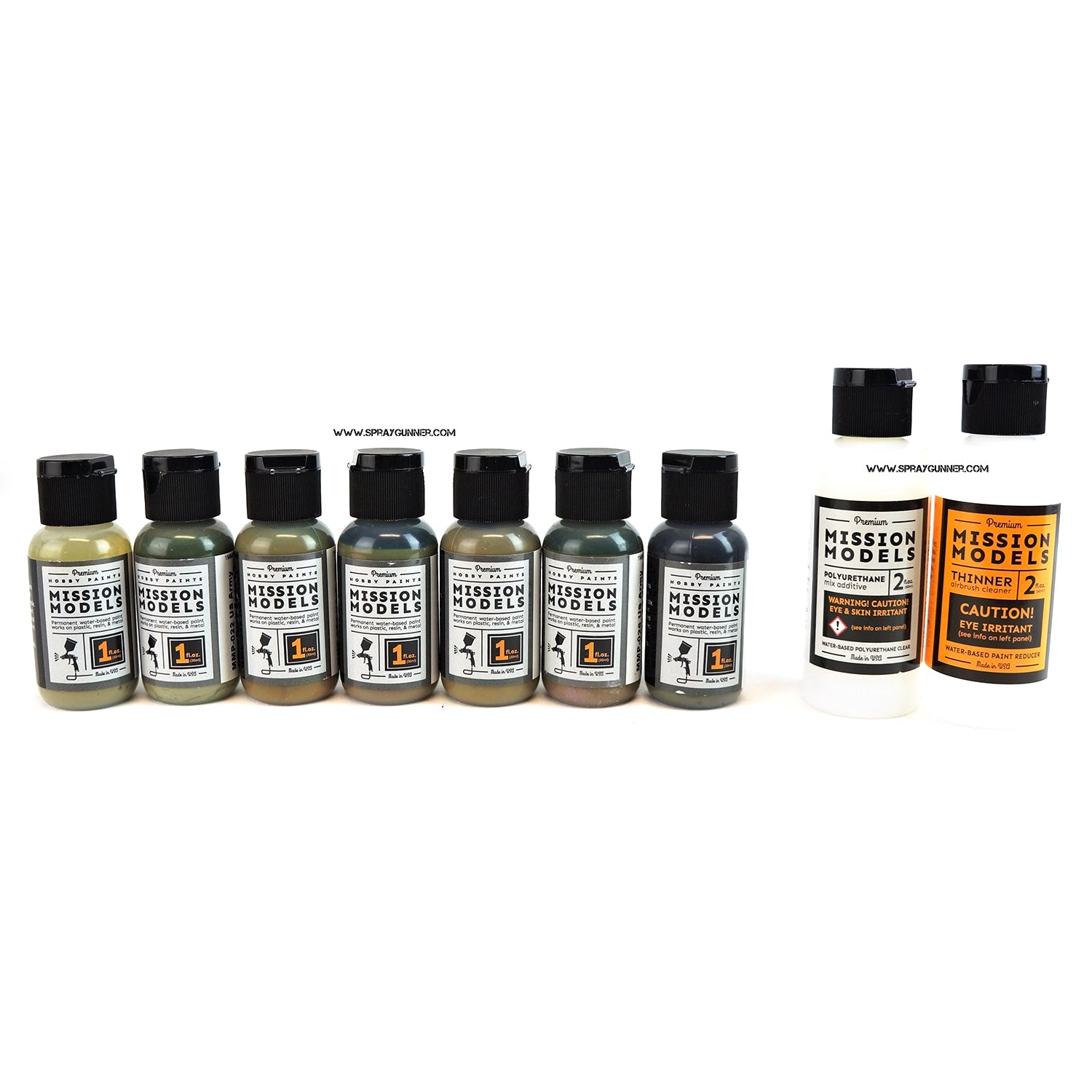 Mission Models Paints: US Army WWII Olive Drab Paint Set - Urbanlystore