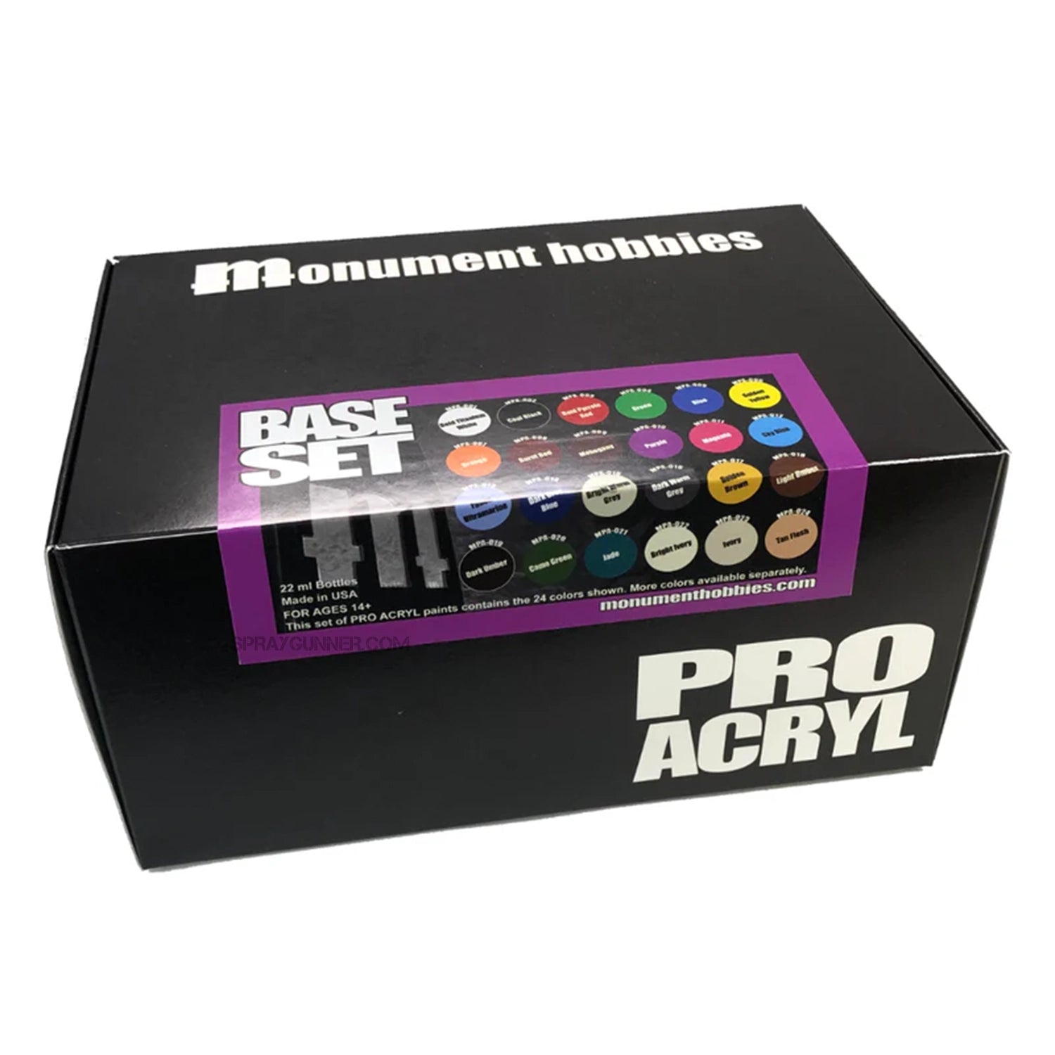Monument Hobbies Pro Acryl Base Paint Set - Urbanlystore