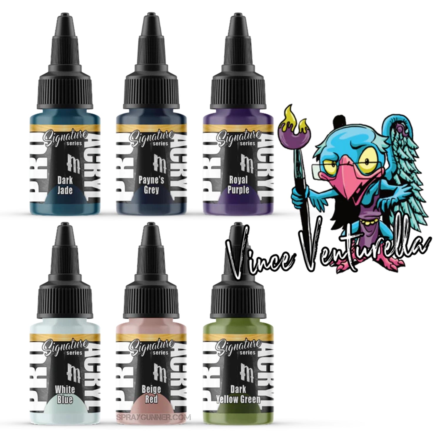 MONUMENT HOBBIES: Pro Acryl Signature Series Set 1 - Vince Venturella - Urbanlystore