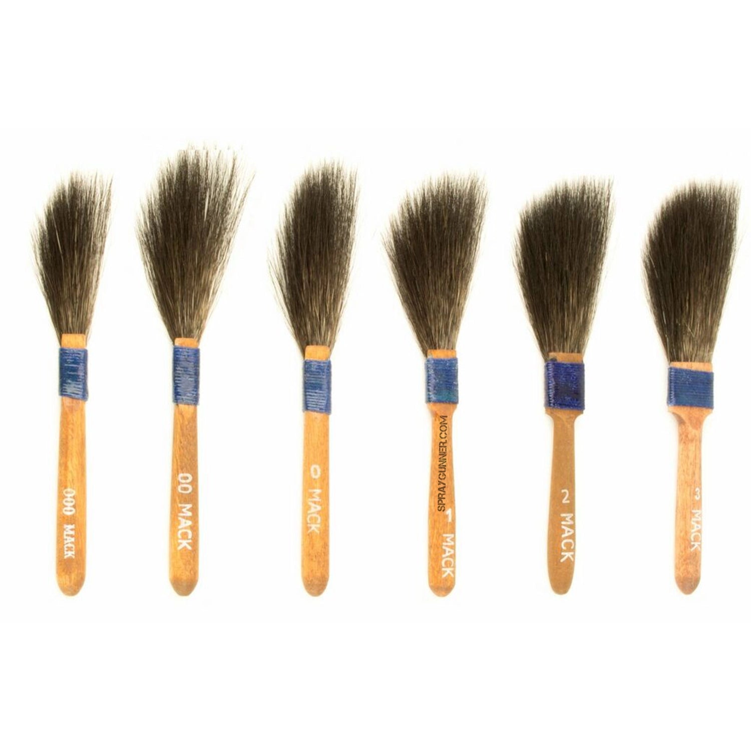 The "Original" Mack Sword Striping Brush (Series 10): Set of 6 Brushes - Urbanlystore