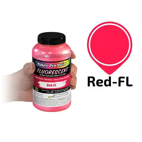 Maker Pro Paints: Fluorescent Red Maker Pro Paints